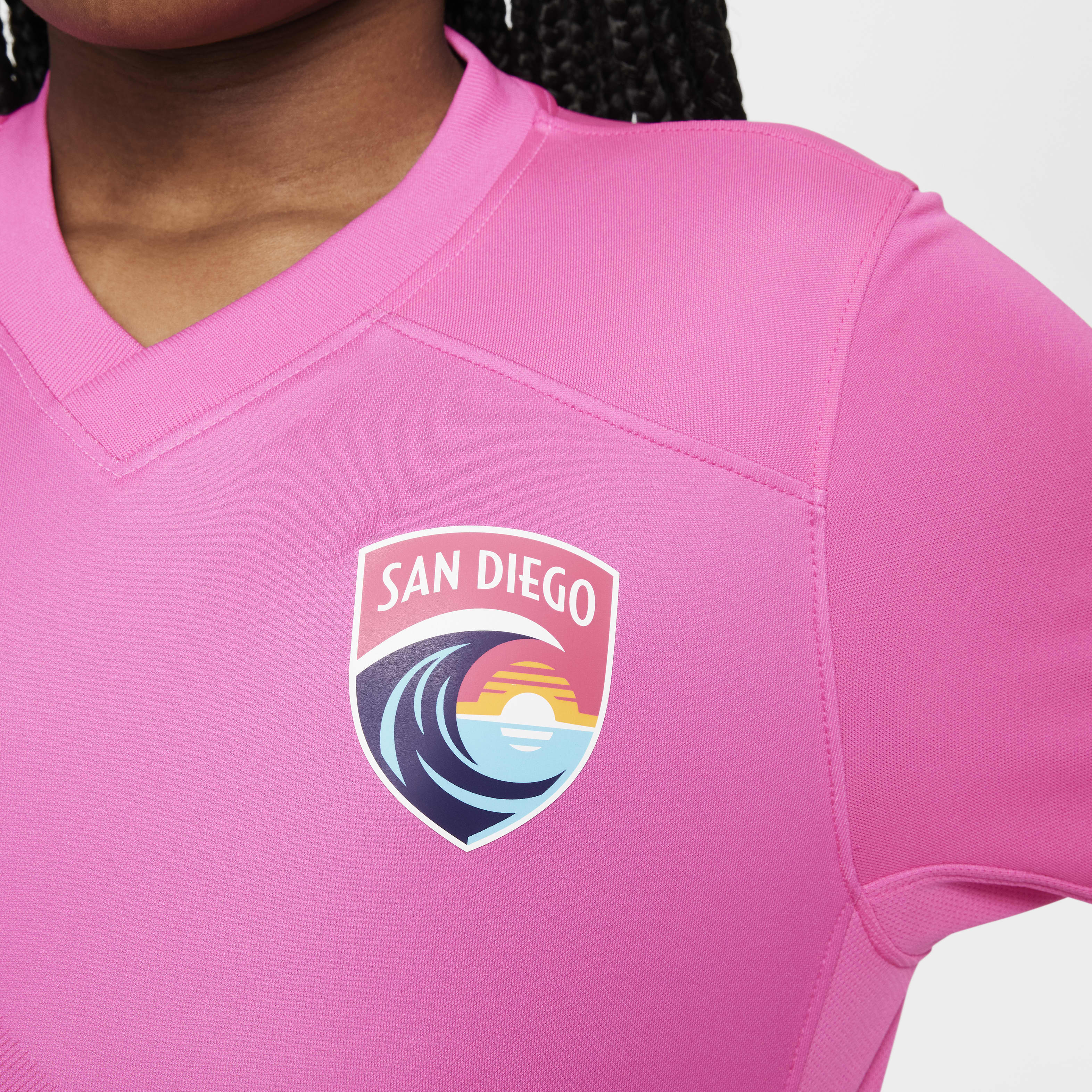 San Diego Wave FC 2024 Stadium Secondary Big Kids' Nike Dri-FIT NWSL Replica Jersey