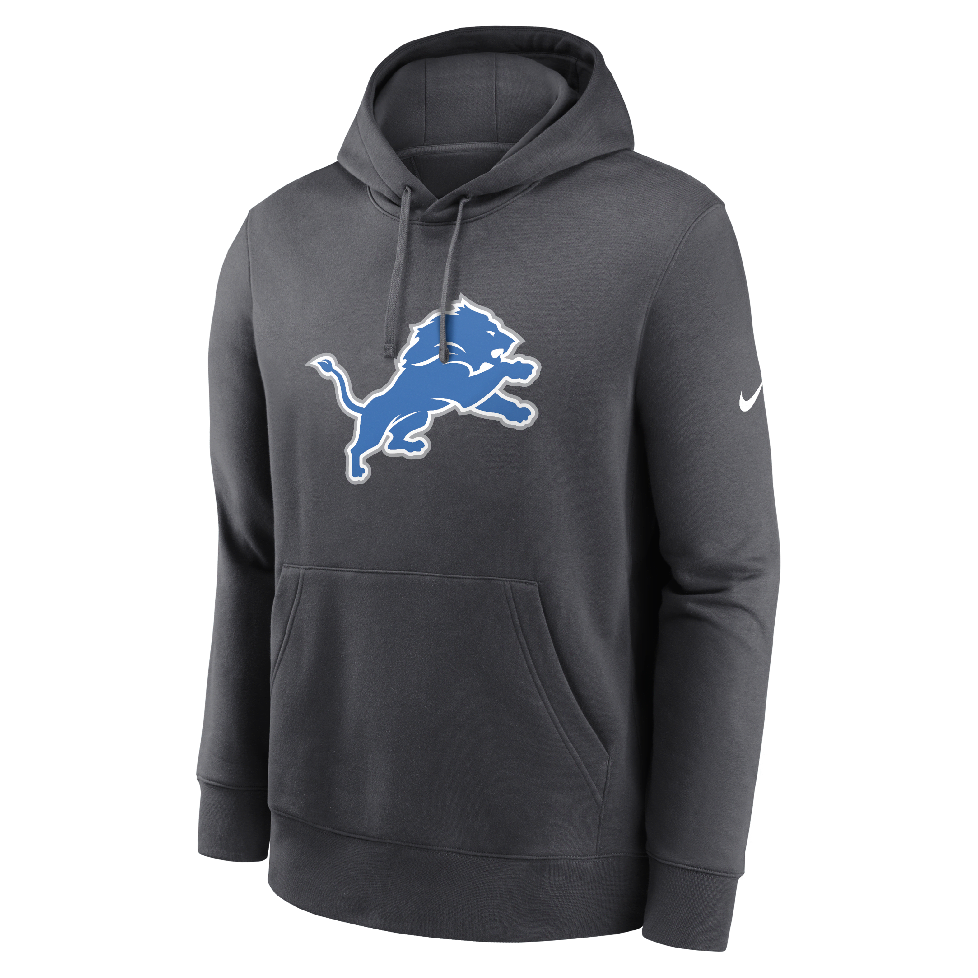 Detroit Lions Club Logo Men's Nike NFL Pullover Hoodie