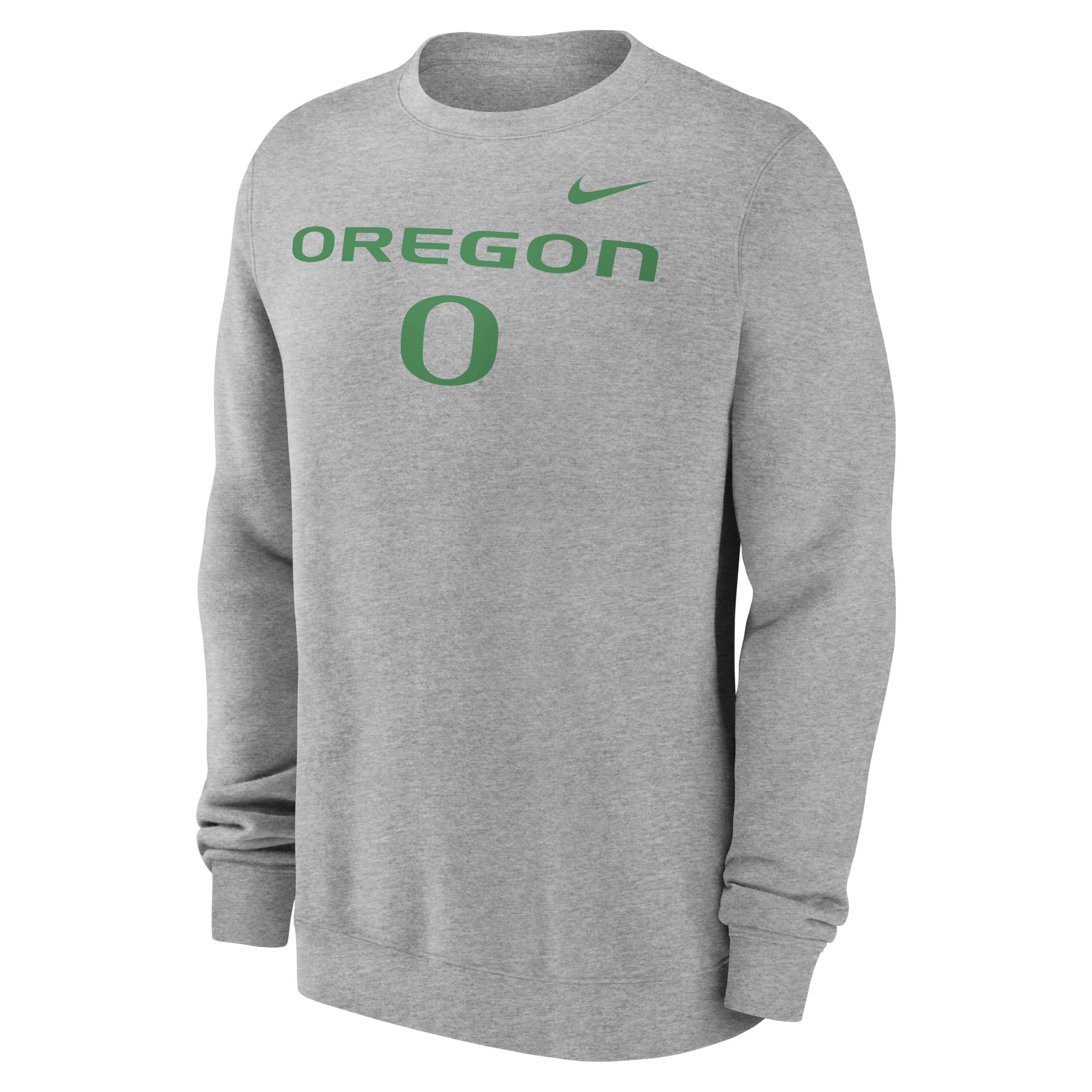 Oregon Ducks Primetime Primary Stack Men's Nike College Pullover Crew