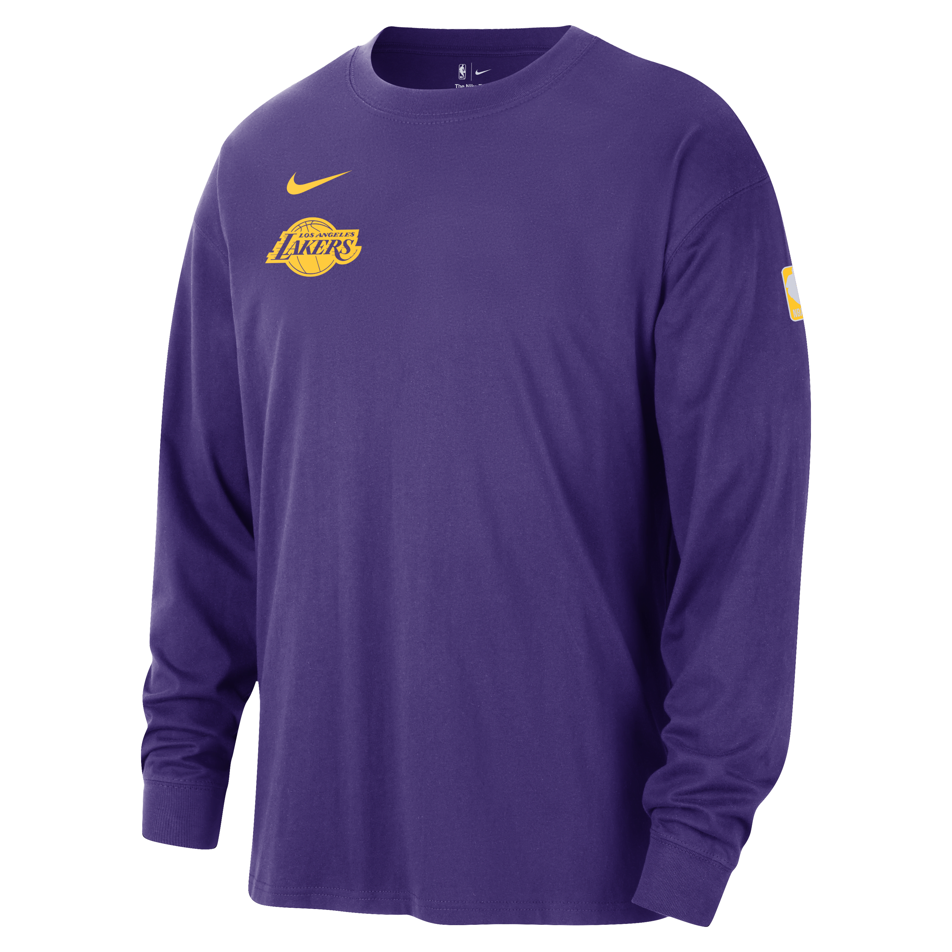 Los Angeles Lakers Courtside Men's Nike NBA Long-Sleeve Max90 T-Shirt