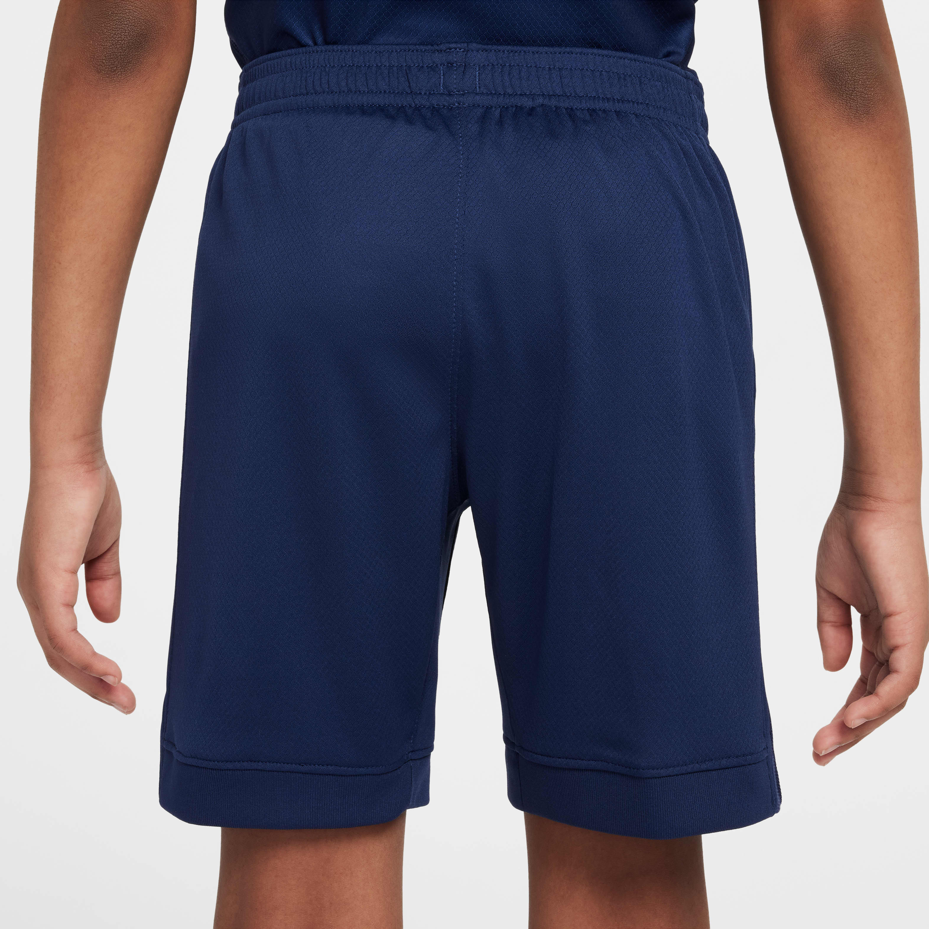 Paris Saint-Germain 2025/26 Stadium Home Big Kids' Nike Dri-FIT Soccer Replica Short