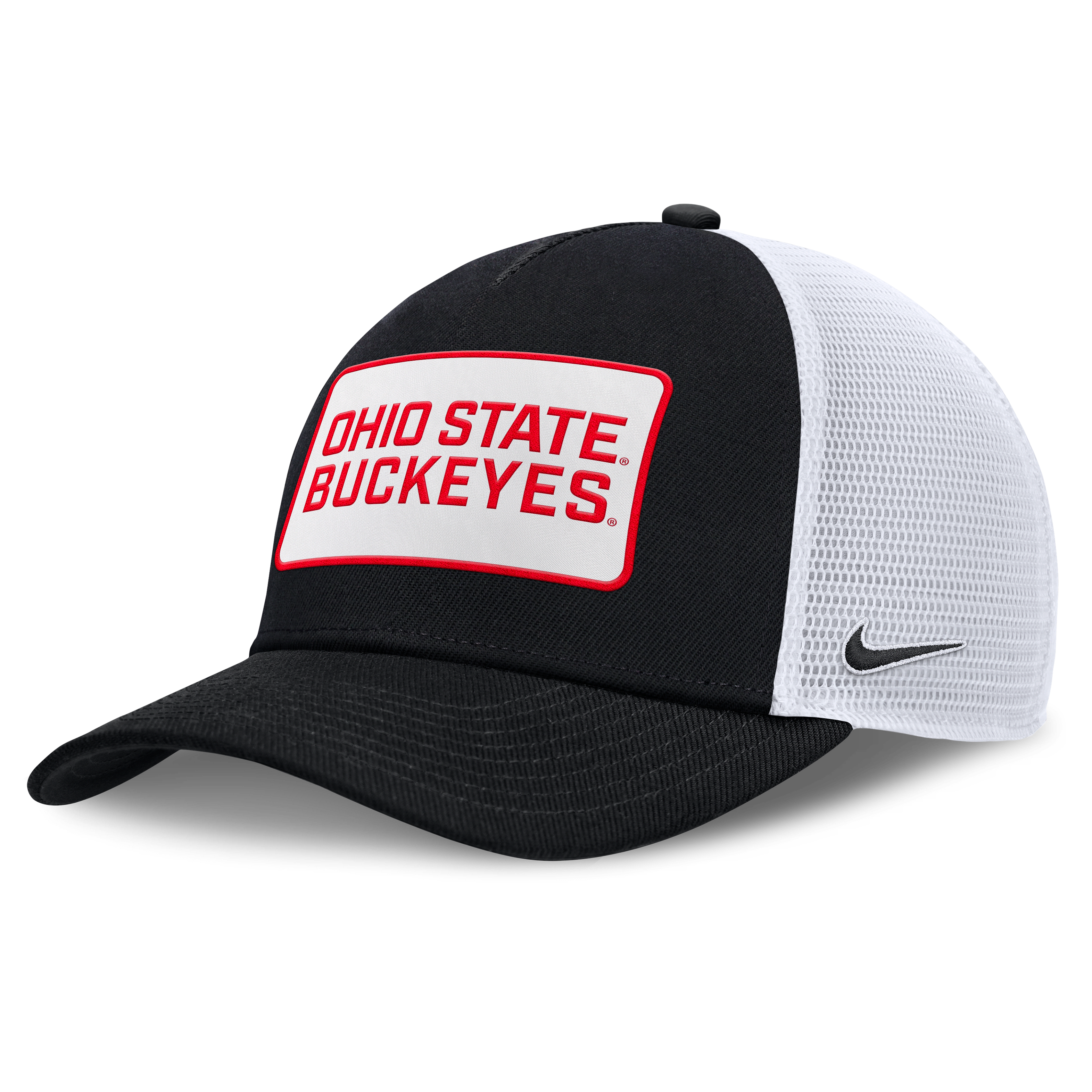 Ohio State On-Field Rise Engineered Men's Nike College Trucker Adjustable Hat