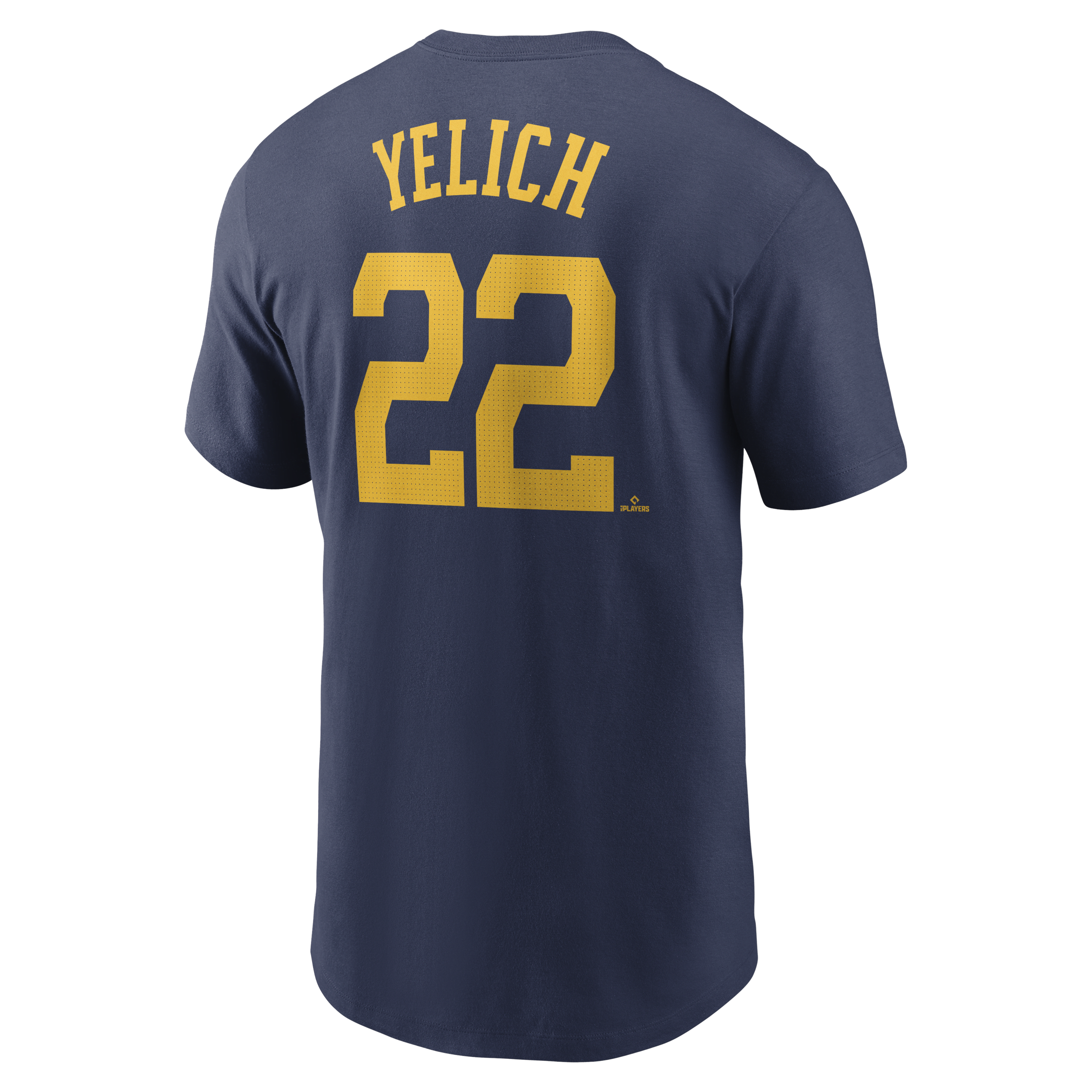 Christian Yelich Milwaukee Brewers Fuse Men's Nike MLB T-Shirt