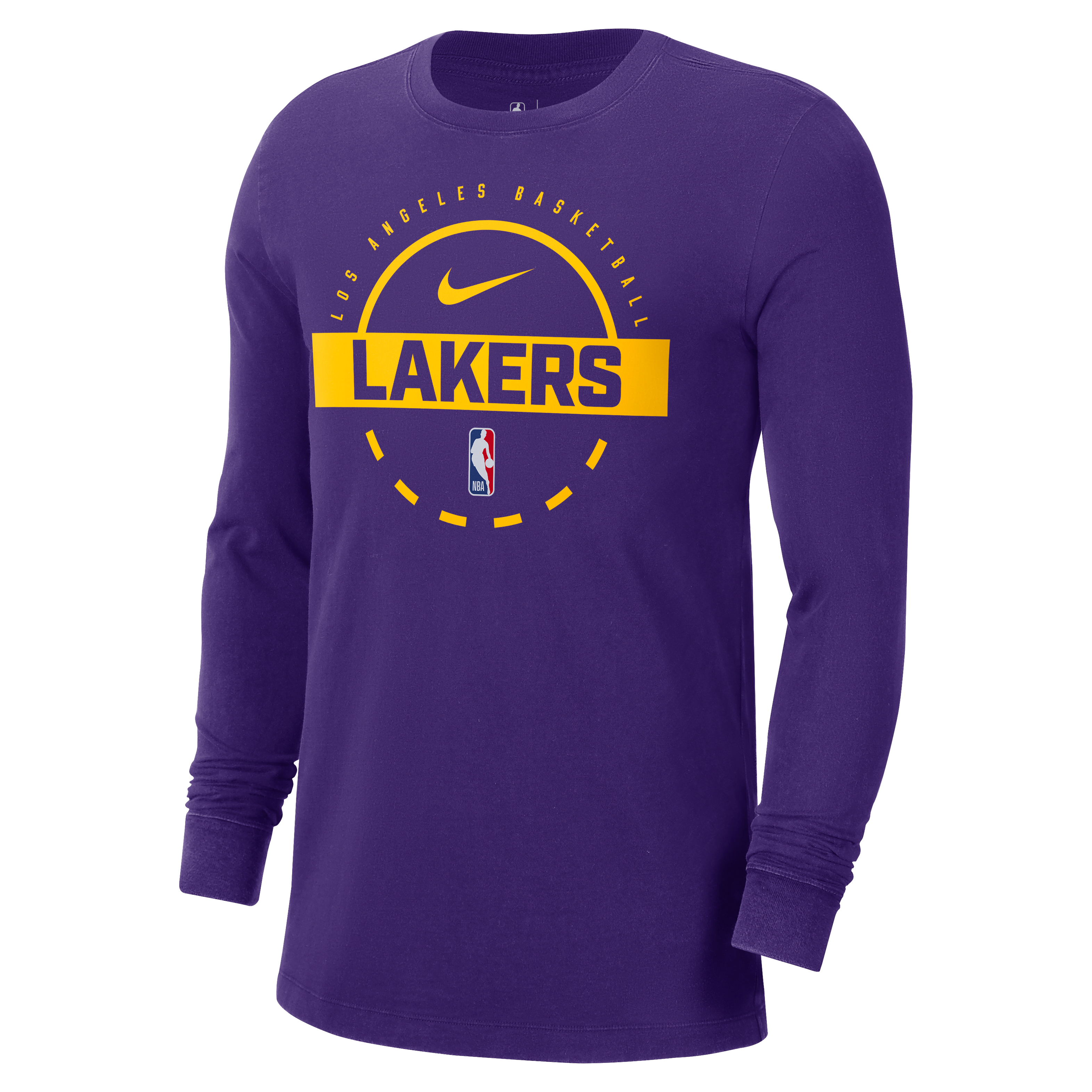 Los Angeles Lakers Men's Nike NBA Practice Long-Sleeve T-Shirt