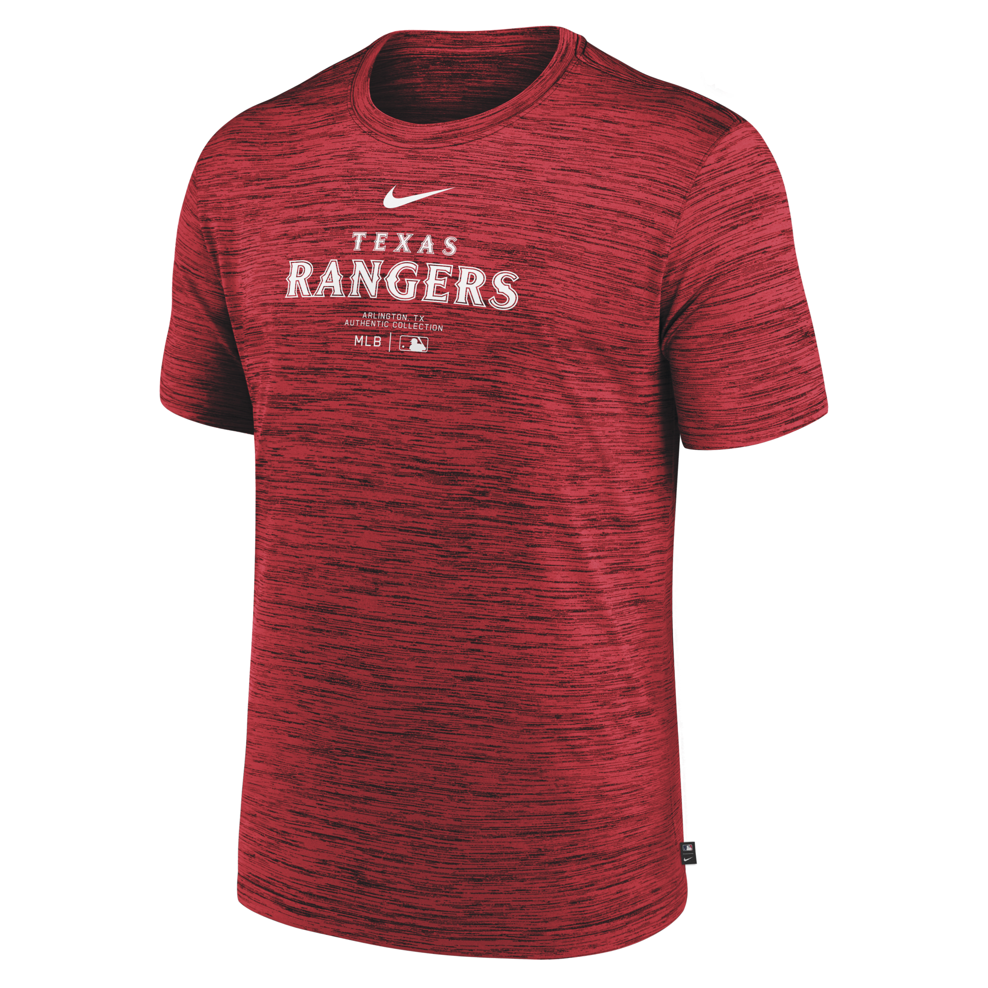 Texas Rangers Authentic Collection Practice Velocity Men's Nike Dri-FIT MLB T-Shirt