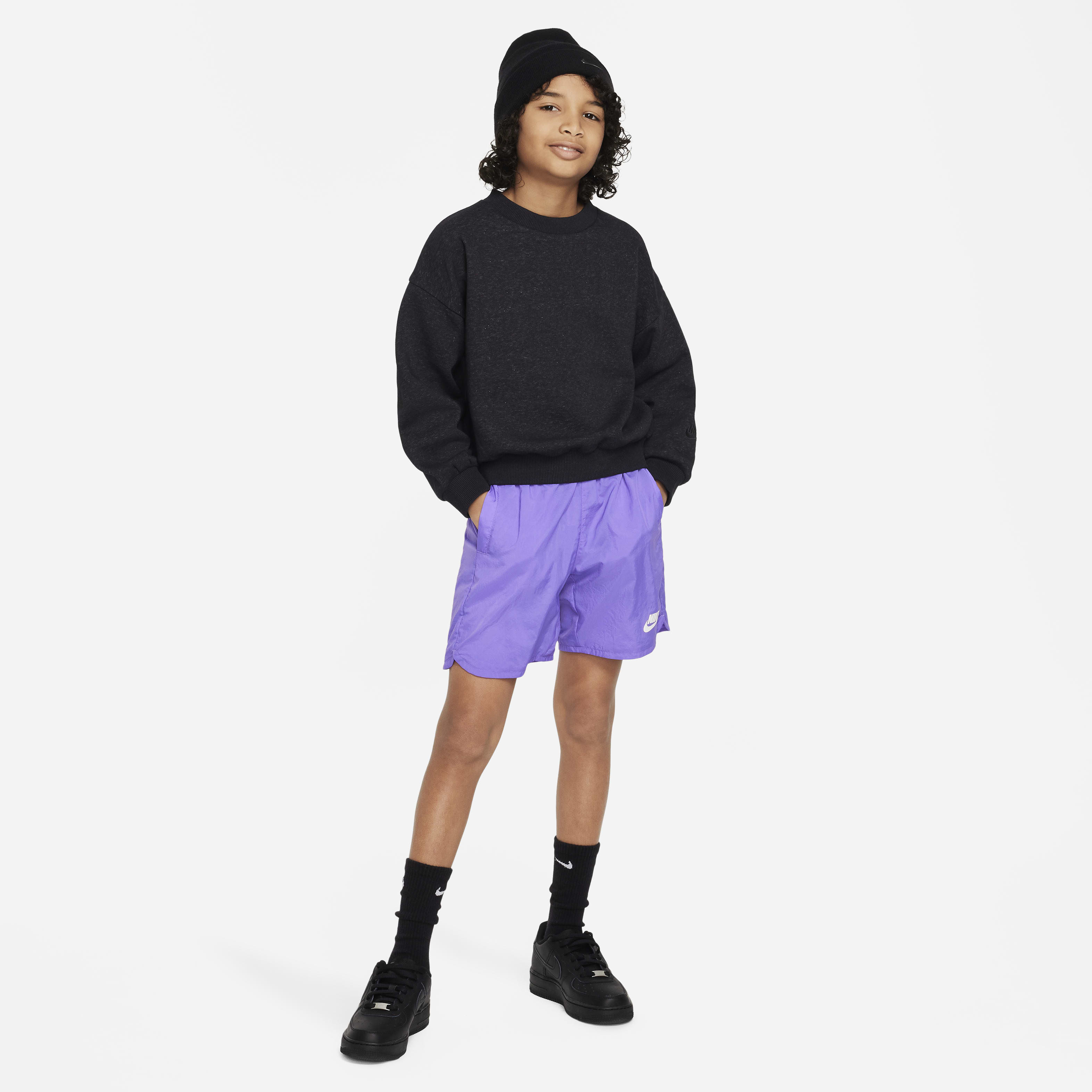 Nike Sportswear Icon Fleece Big Kids' Oversized Sweatshirt