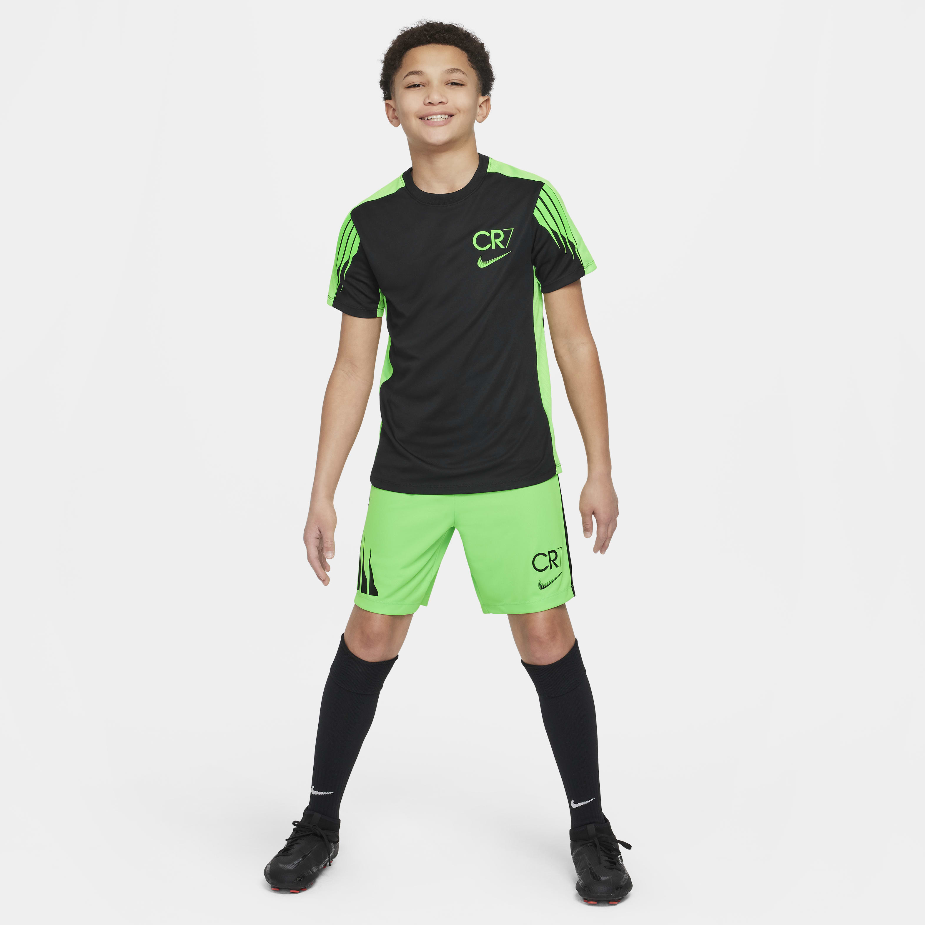 CR7 Big Kids' Dri-FIT Academy23 Soccer Shorts