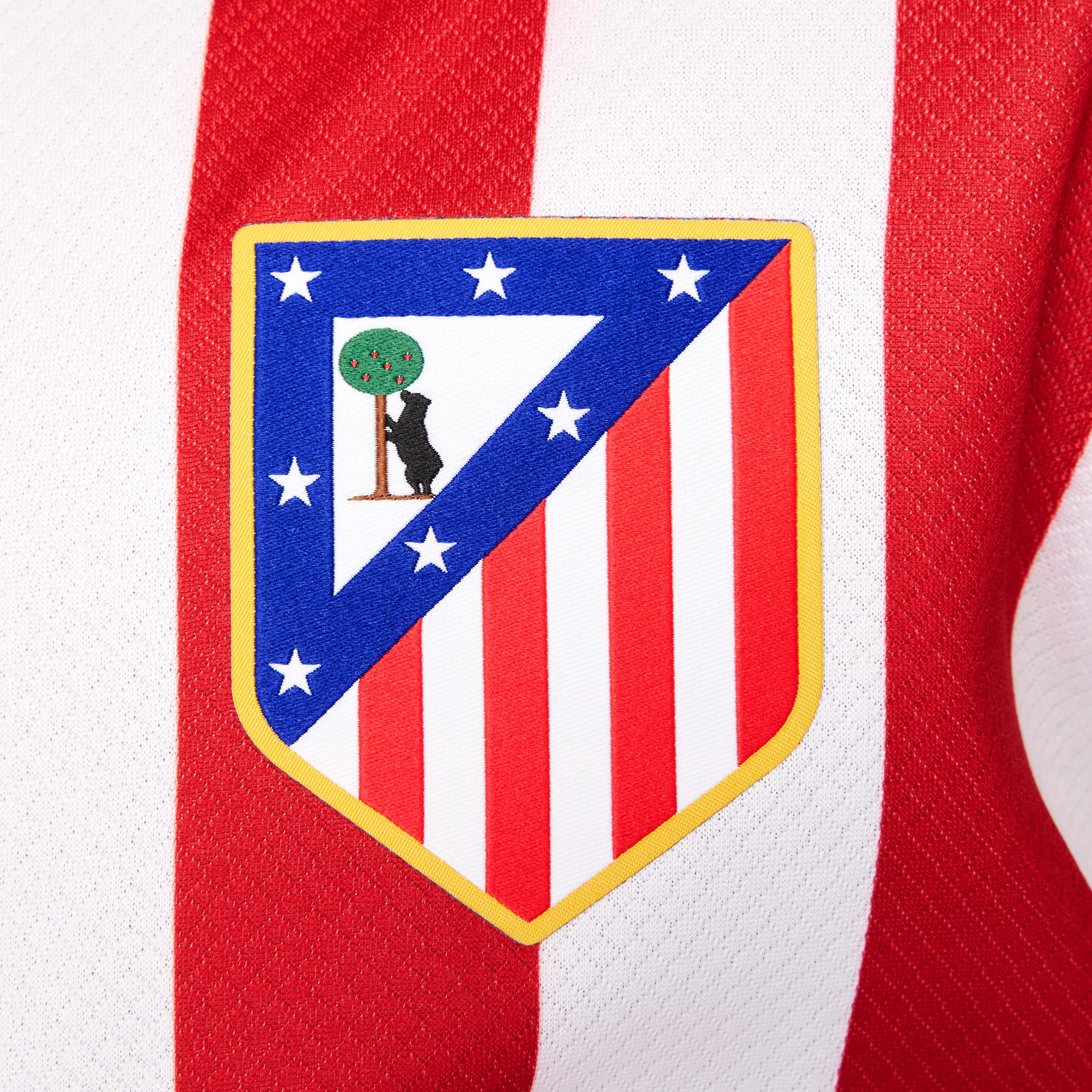 Atlético Madrid 2025/26 Stadium Home Big Kids' Nike Dri-FIT Soccer Replica Jersey