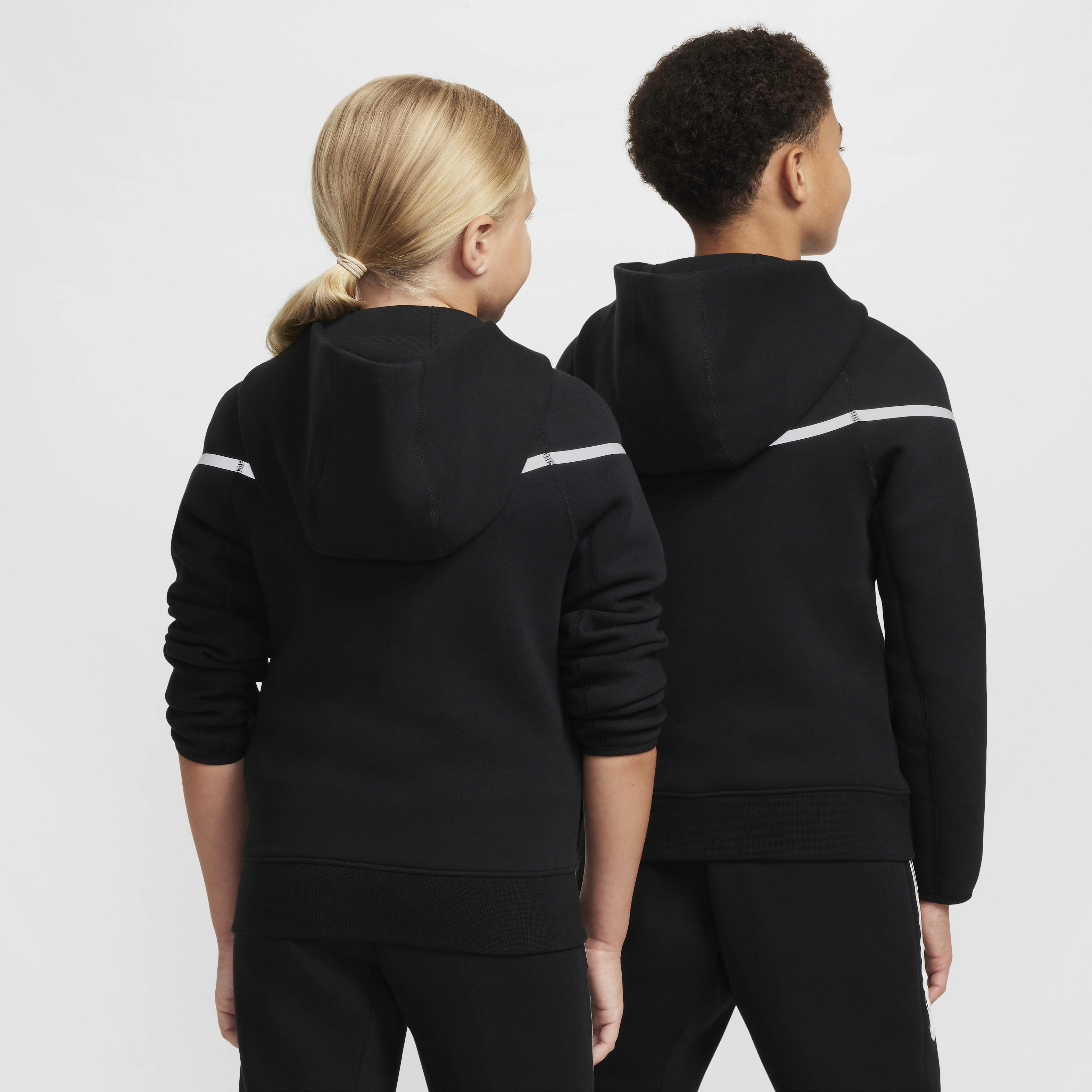 Nike Sportswear Tech Fleece Big Kids' (Boys') Reflective Full-Zip Hoodie