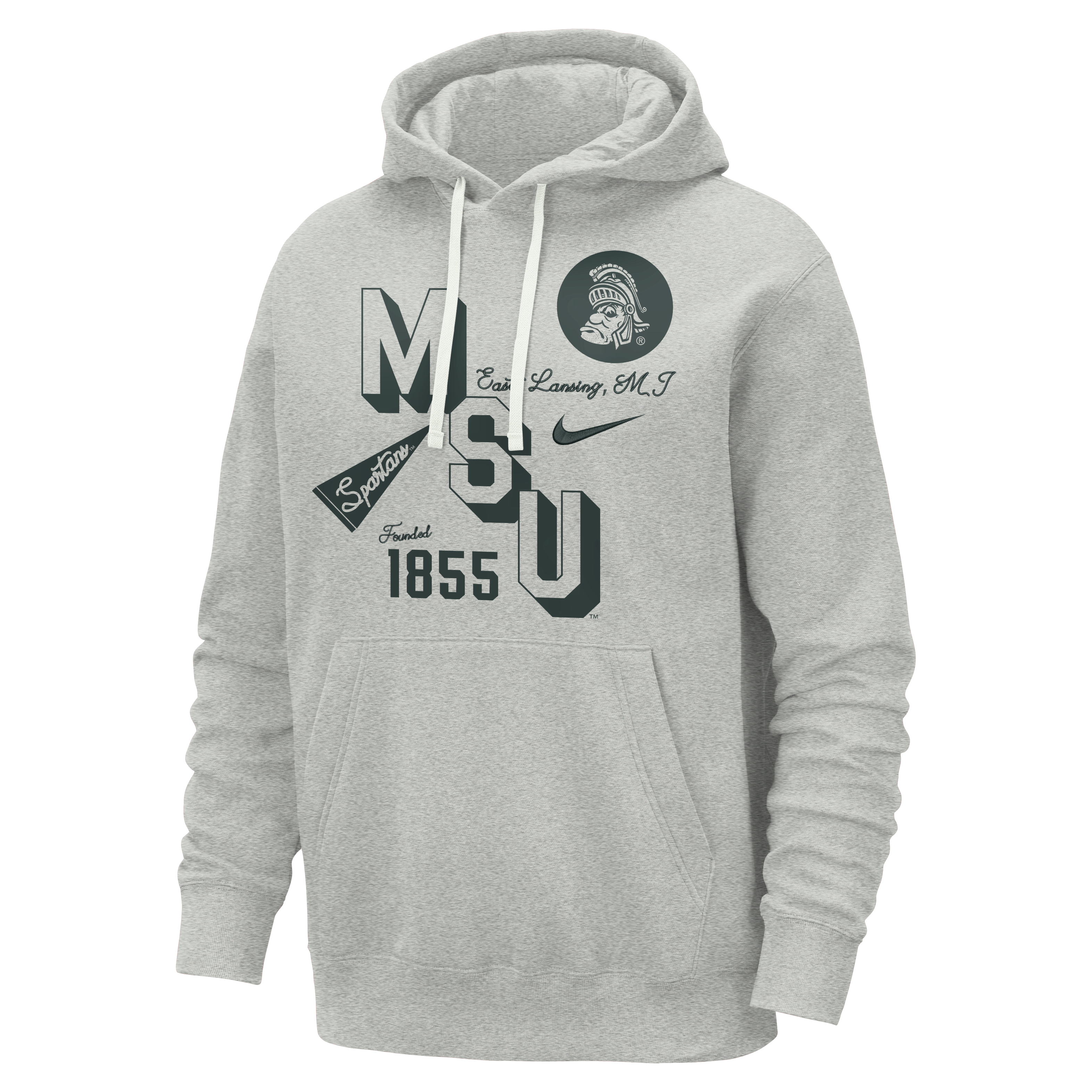 Michigan State Club Men's Nike College Hoodie