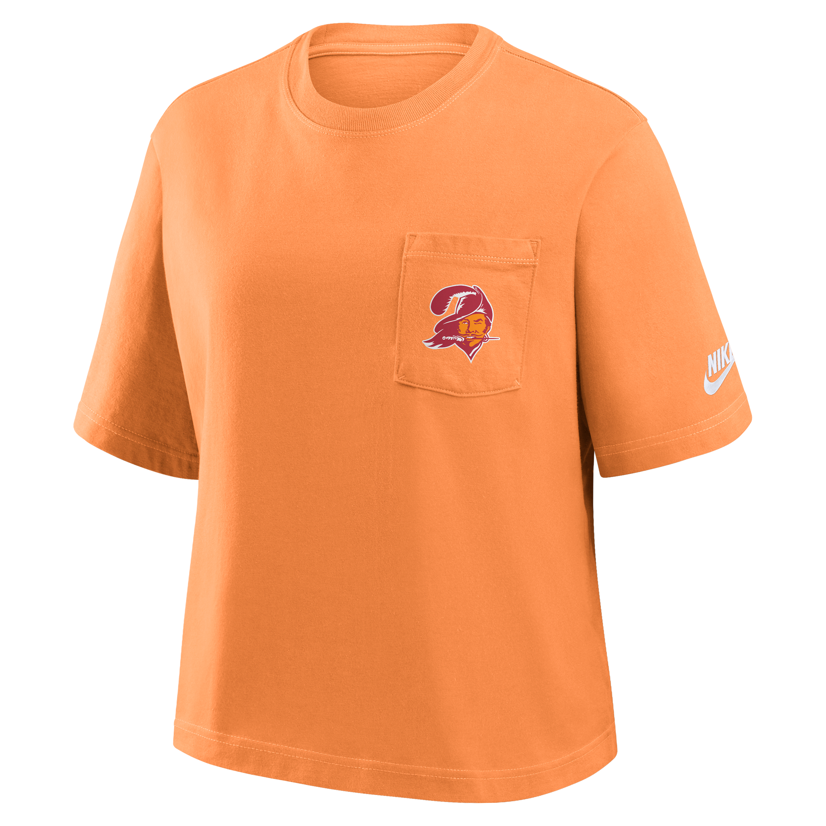 Tampa Bay Buccaneers Rewind Pocket Boxy Women's Nike NFL T-Shirt