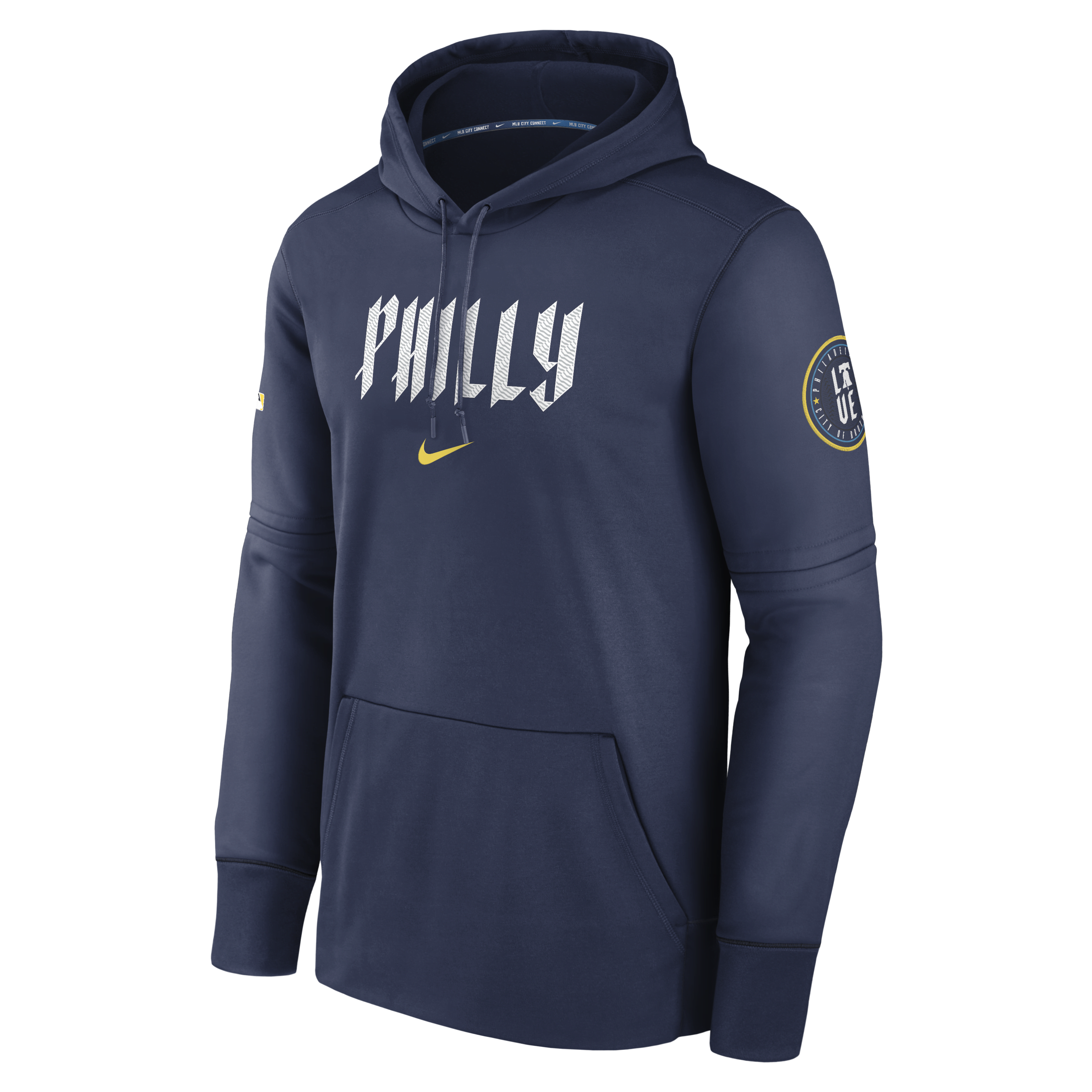 Philadelphia Phillies City Connect Practice Men's Nike Therma MLB Pullover Hoodie