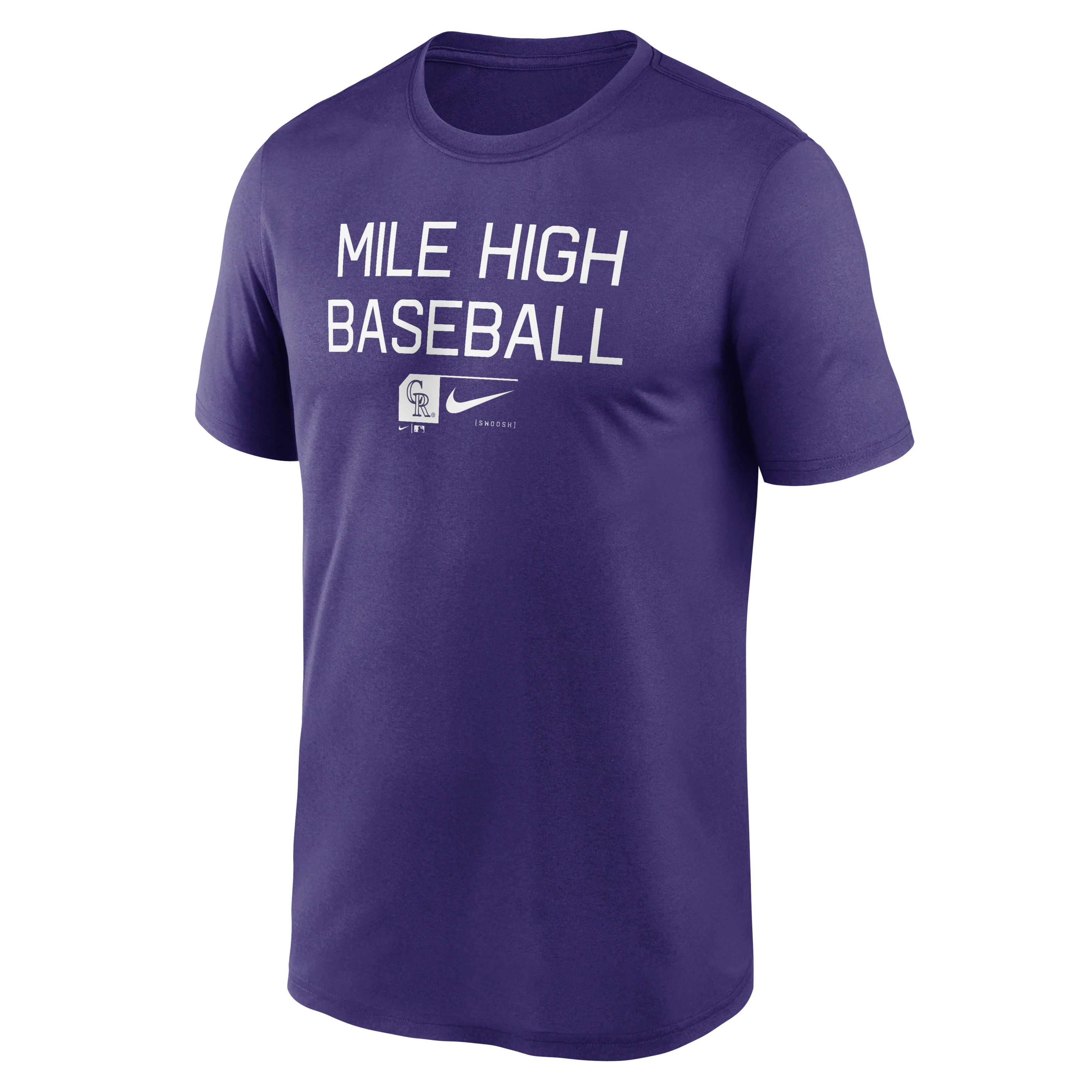 Colorado Rockies Baseball Phrase Legend Men's Nike Dri-FIT MLB T-Shirt