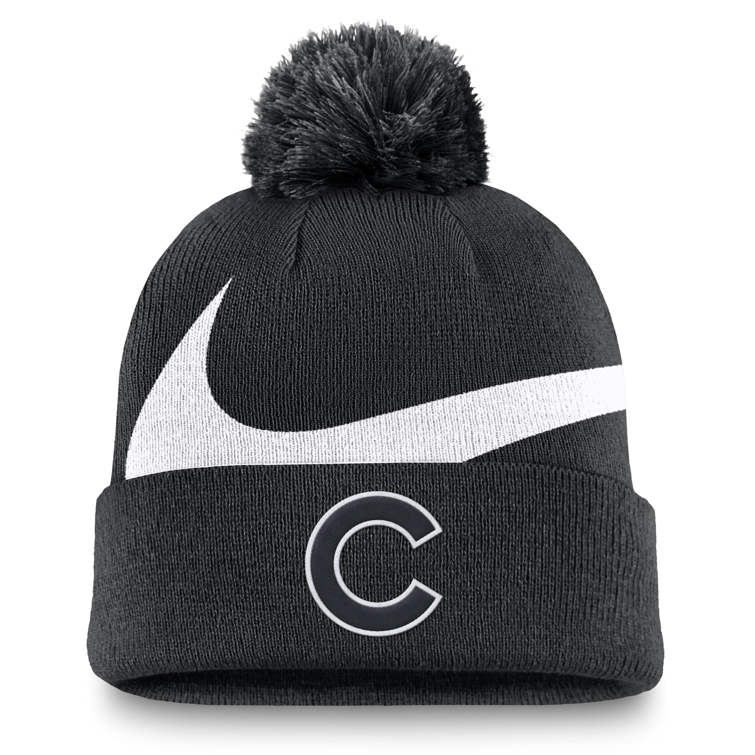 Chicago Cubs Peak Men's Nike MLB Cuffed Pom Beanie