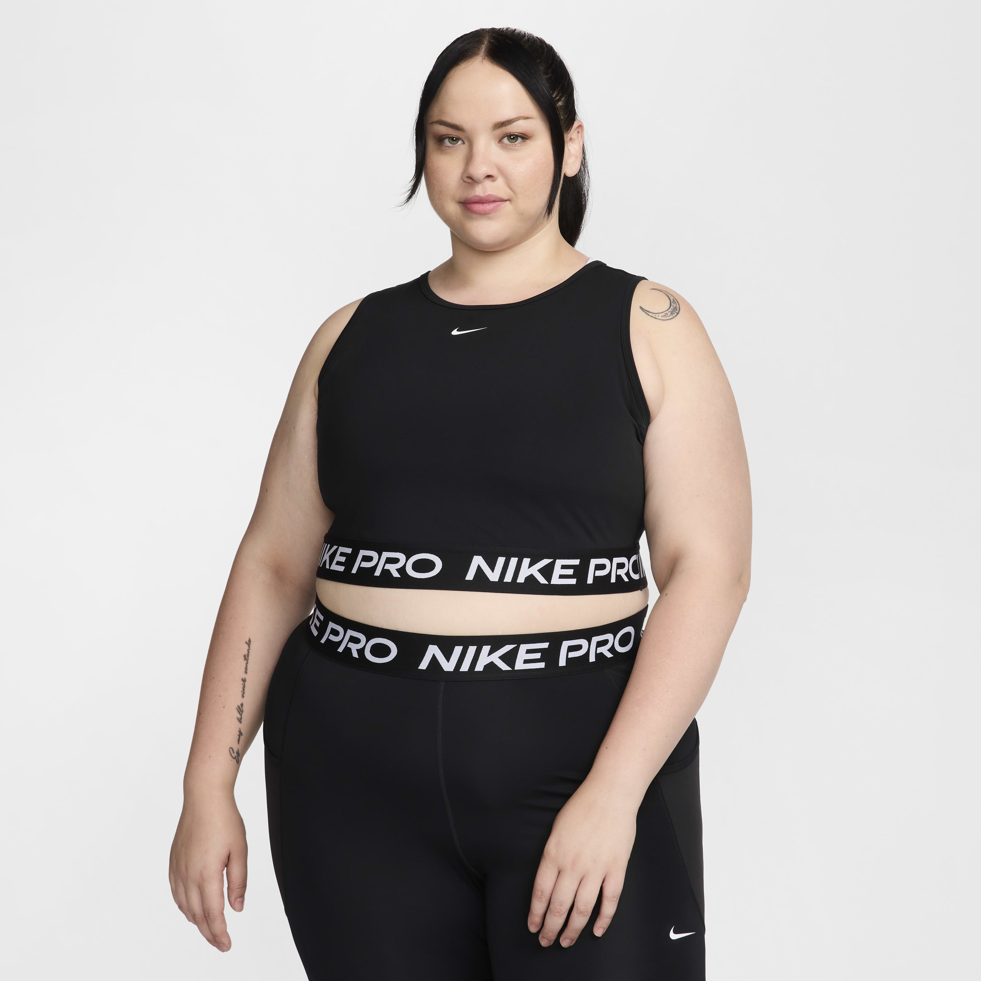 Nike Pro Women's Dri-FIT Cropped Tank Top (Plus Size)