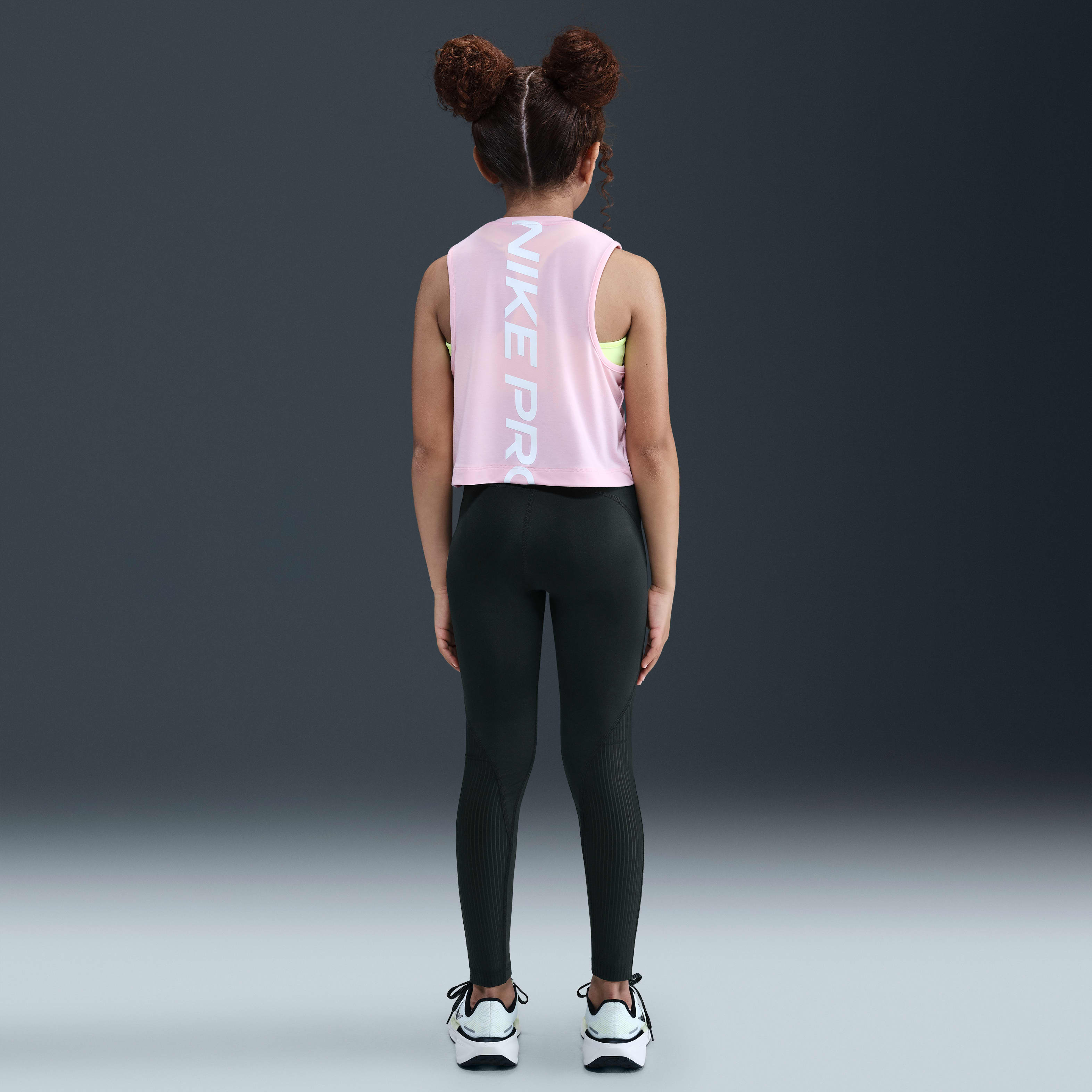 Nike Pro Girls' Mid-Rise Leggings