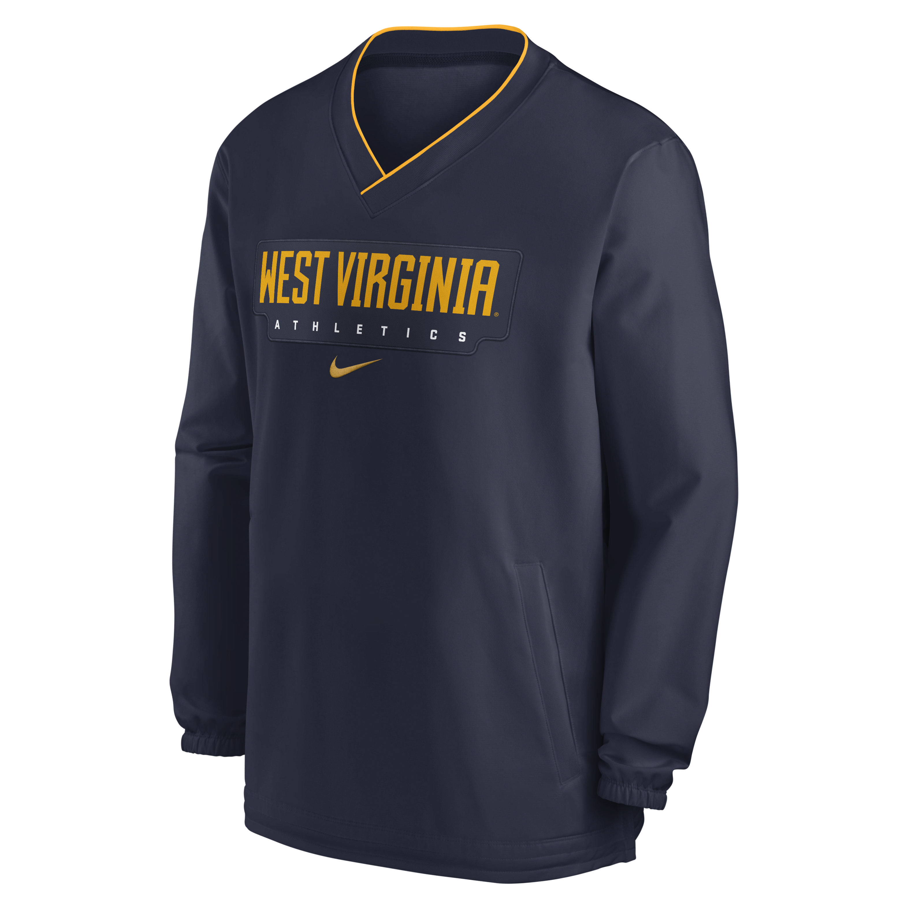 West Virginia Mountaineers Sideline Men's Nike College Long-Sleeve Windshirt