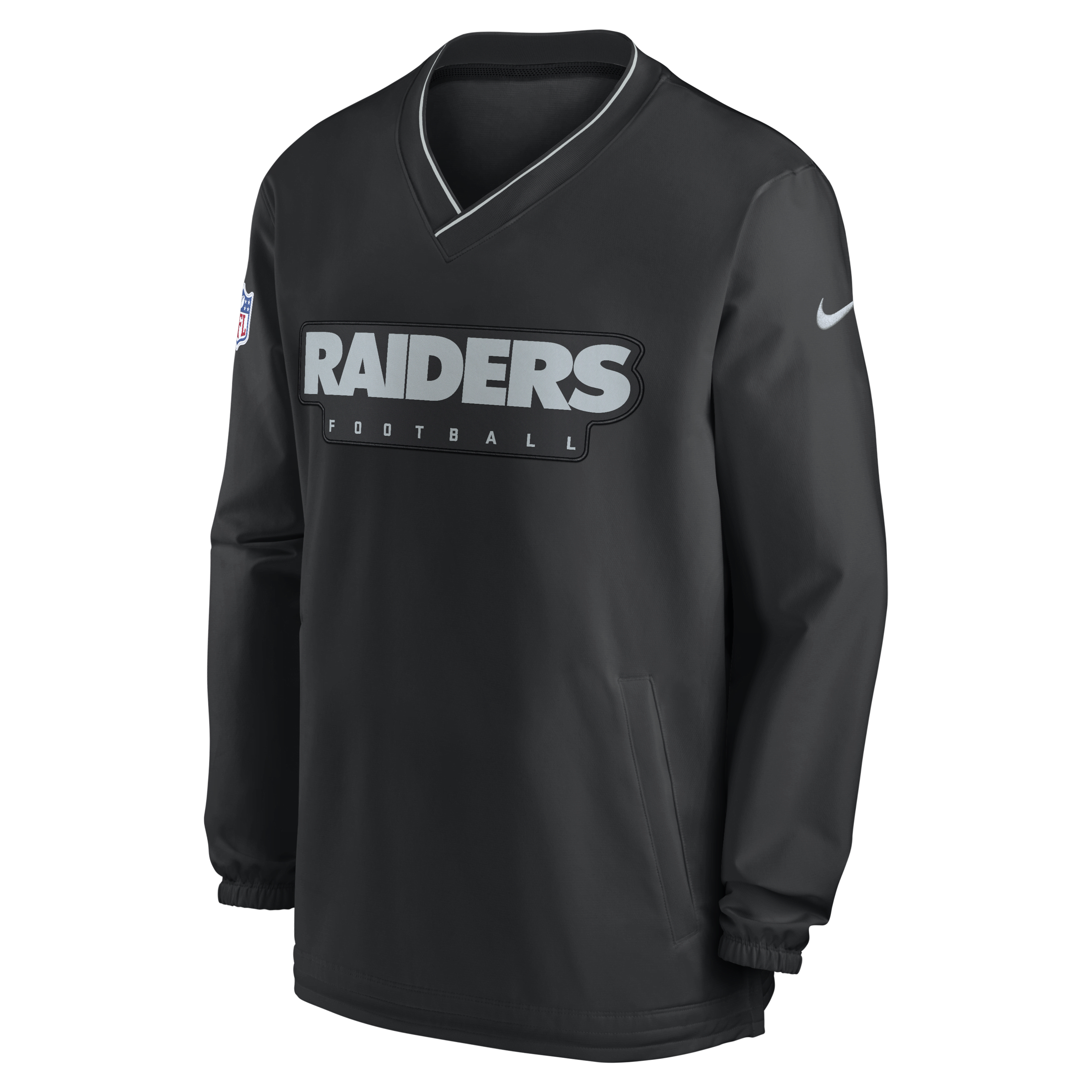 Las Vegas Raiders Sideline Men's Nike NFL Long-Sleeve Windshirt