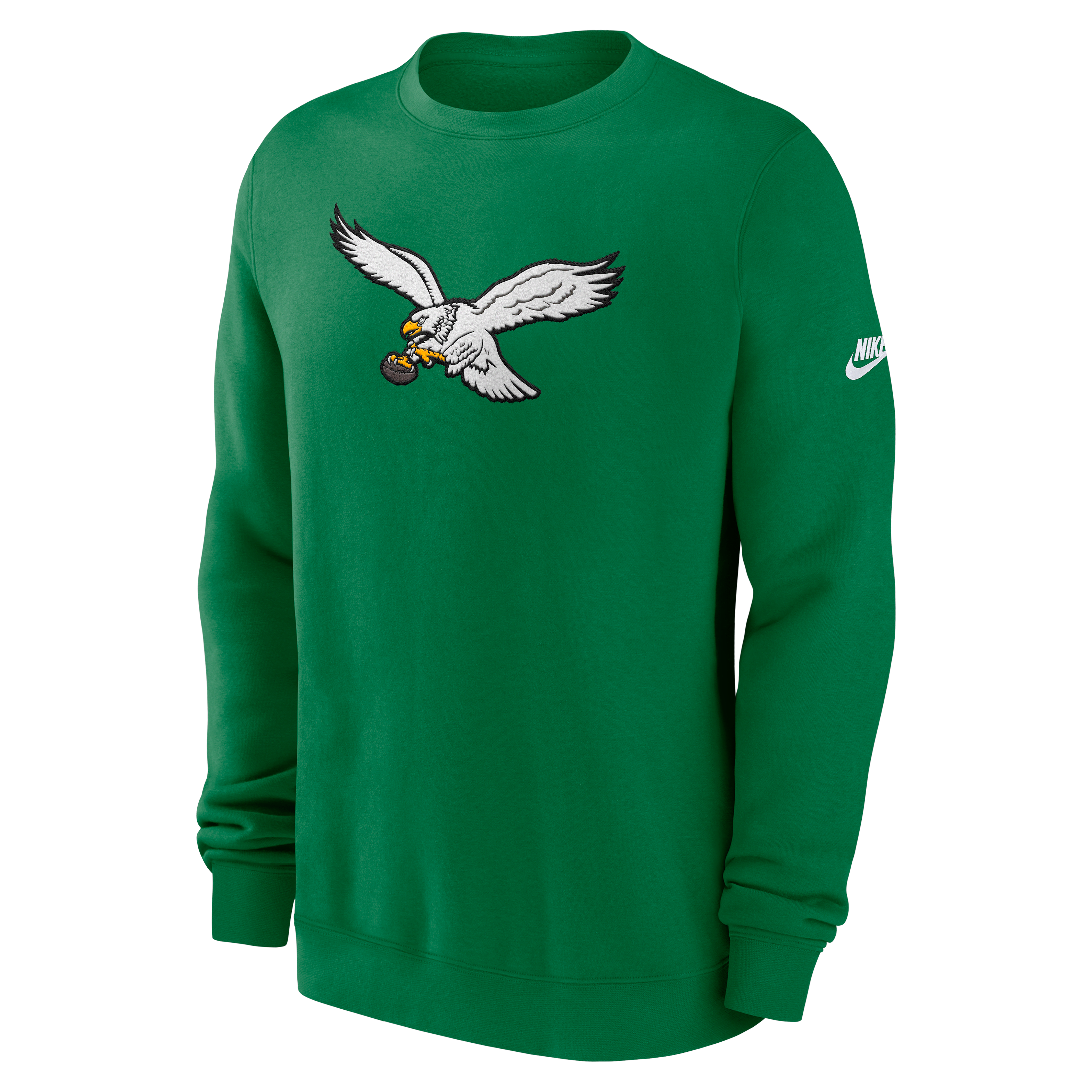 Philadelphia Eagles Swing Pass Rewind Club Men's Nike NFL Pullover Crew