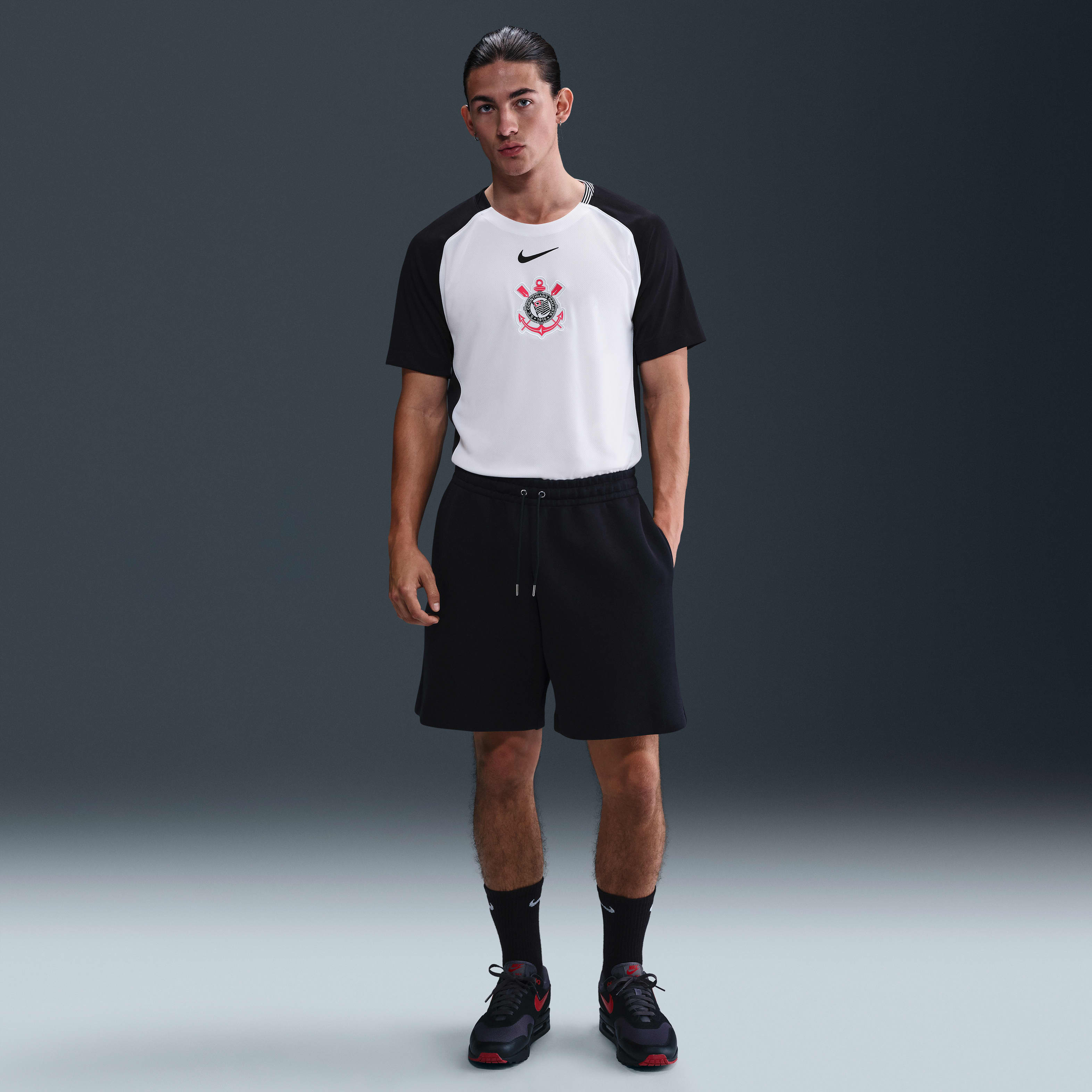S.C. Corinthians 2025/26 Stadium Home Men's Nike Dri-FIT Soccer Replica Jersey