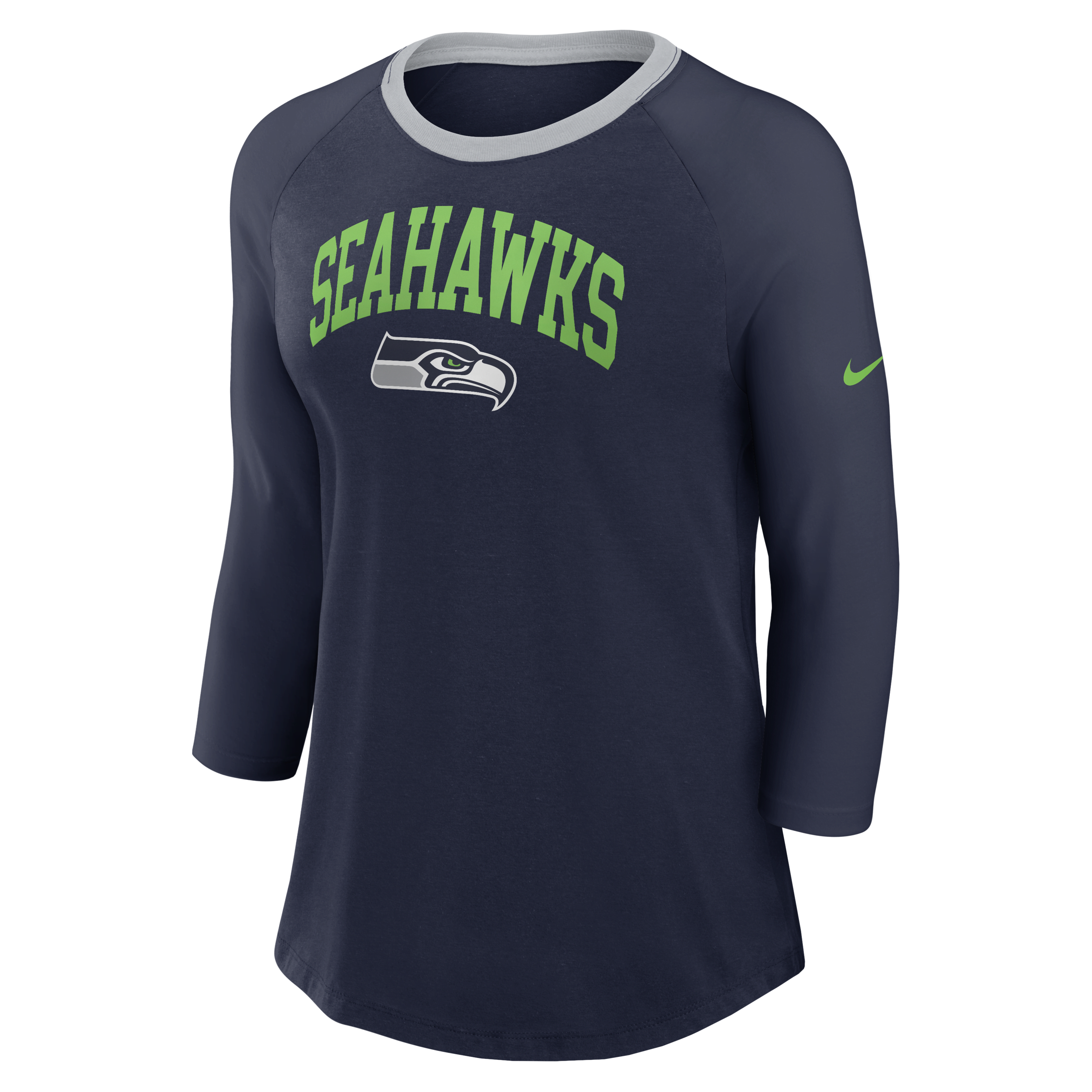 Seattle Seahawks Women's Nike NFL 3/4-Sleeve T-Shirt