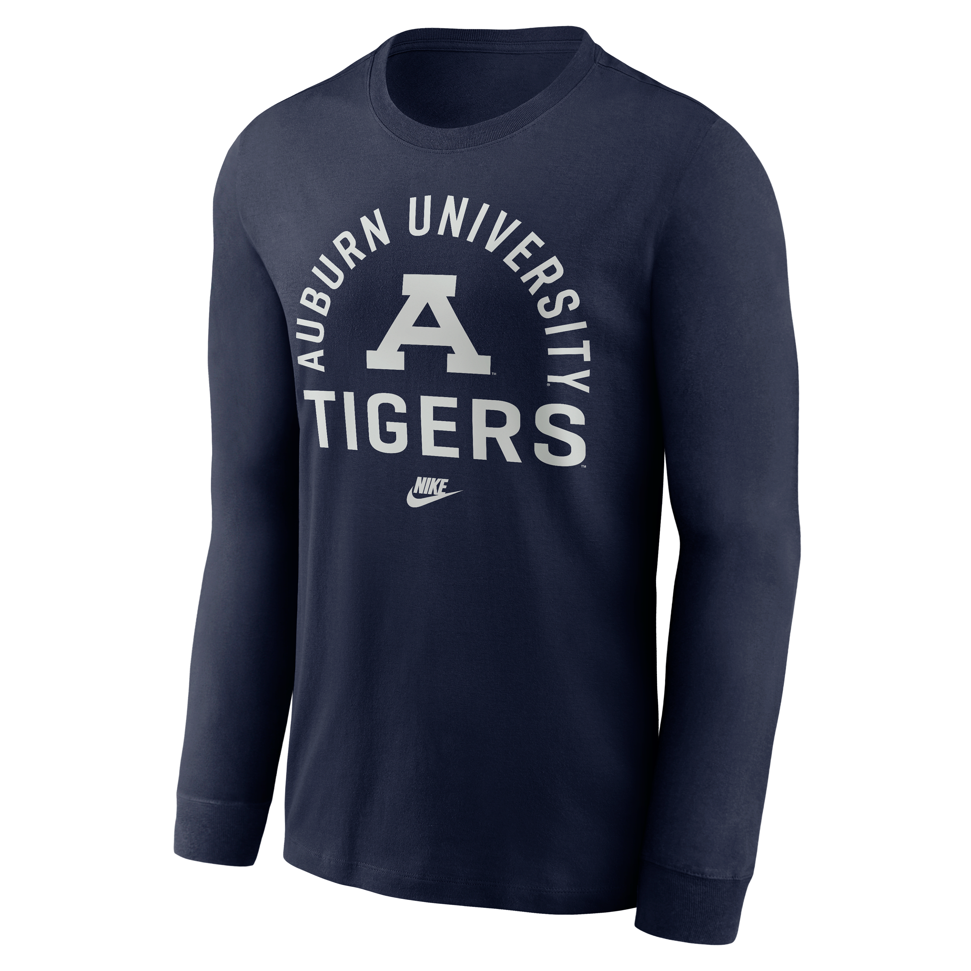Auburn Legacy Arched Logo Men's Nike College Long-Sleeve T-Shirt