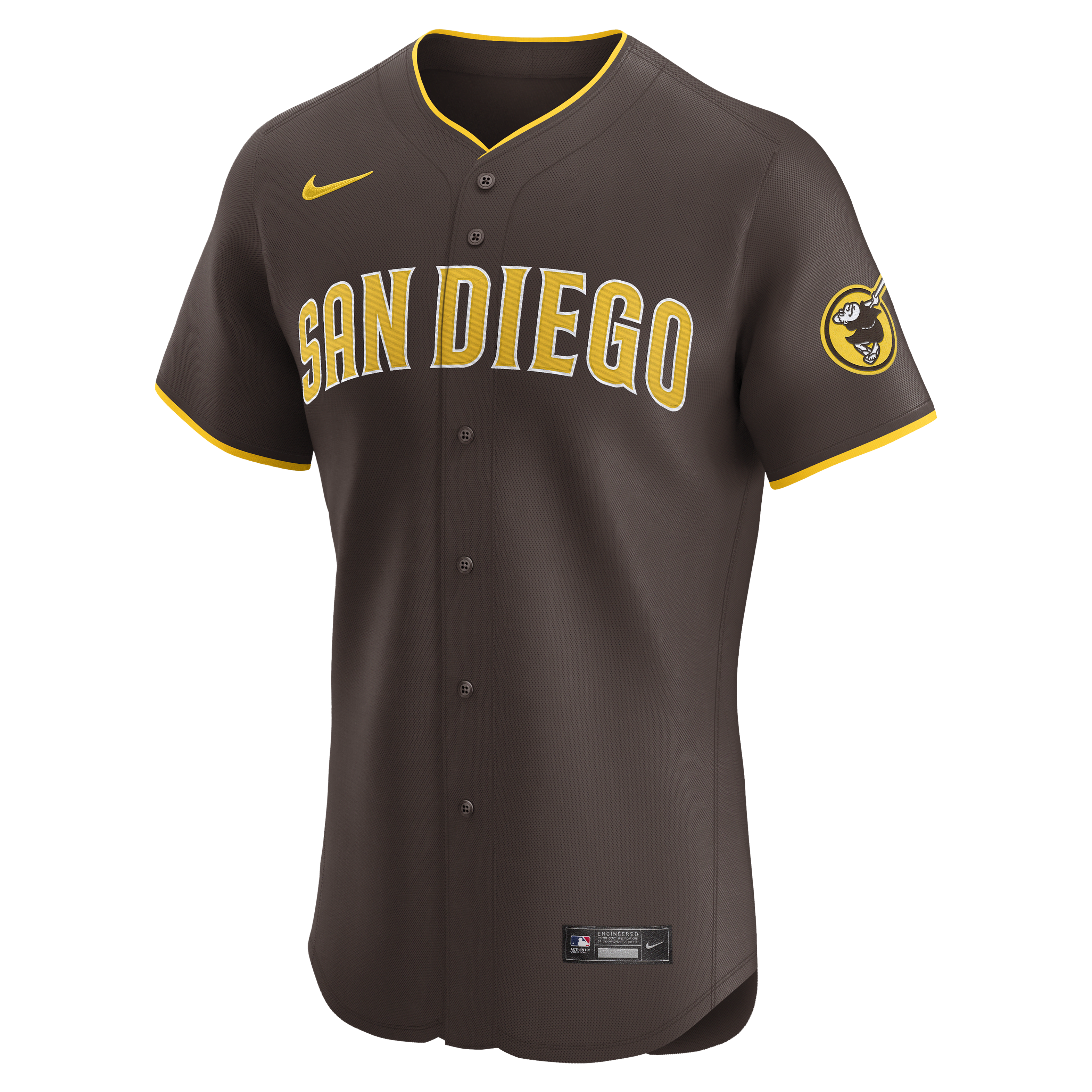 Manny Machado San Diego Padres Men's Nike Dri-FIT ADV MLB Elite Jersey