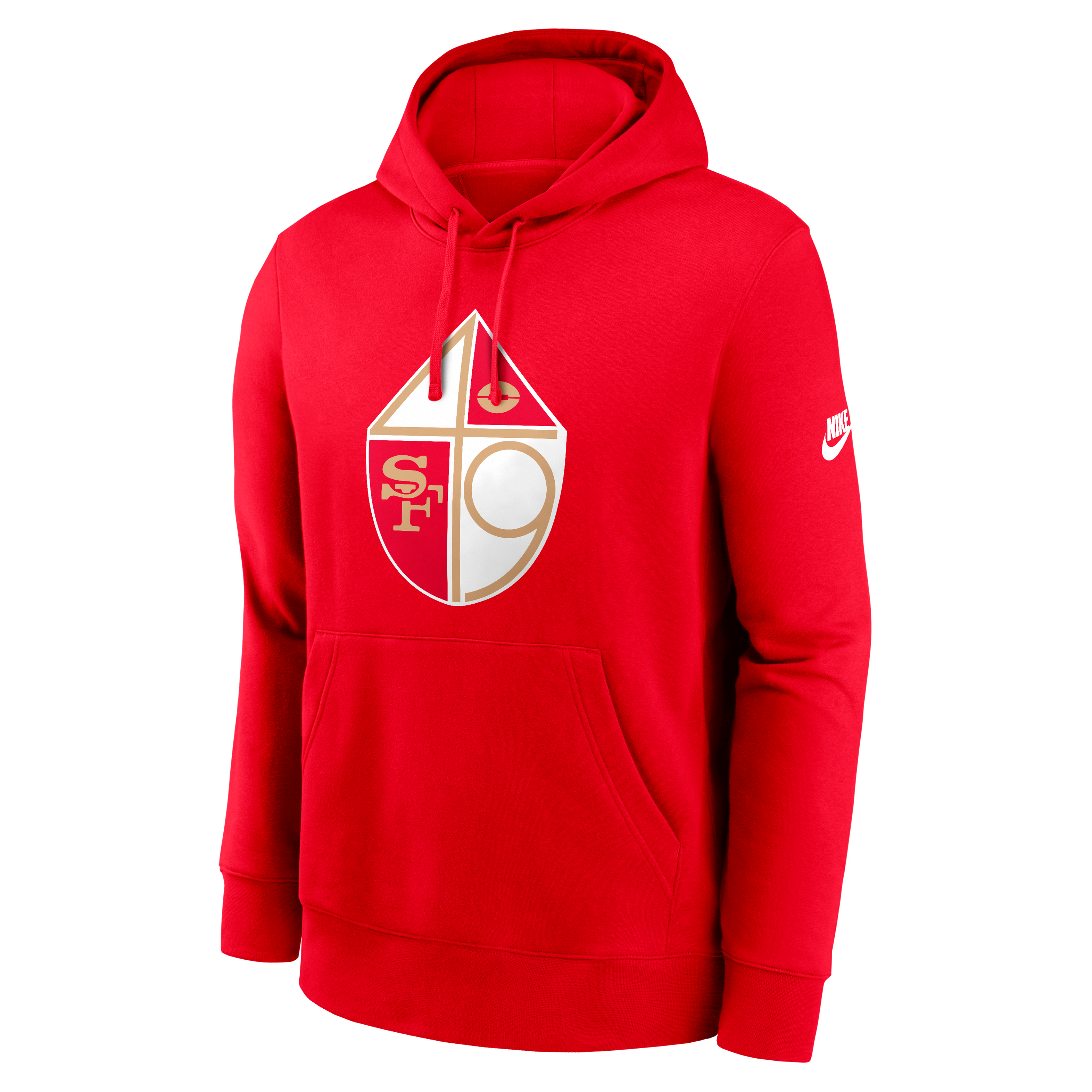 San Francisco 49ers Rewind Club Logo Men’s Nike NFL Pullover Hoodie