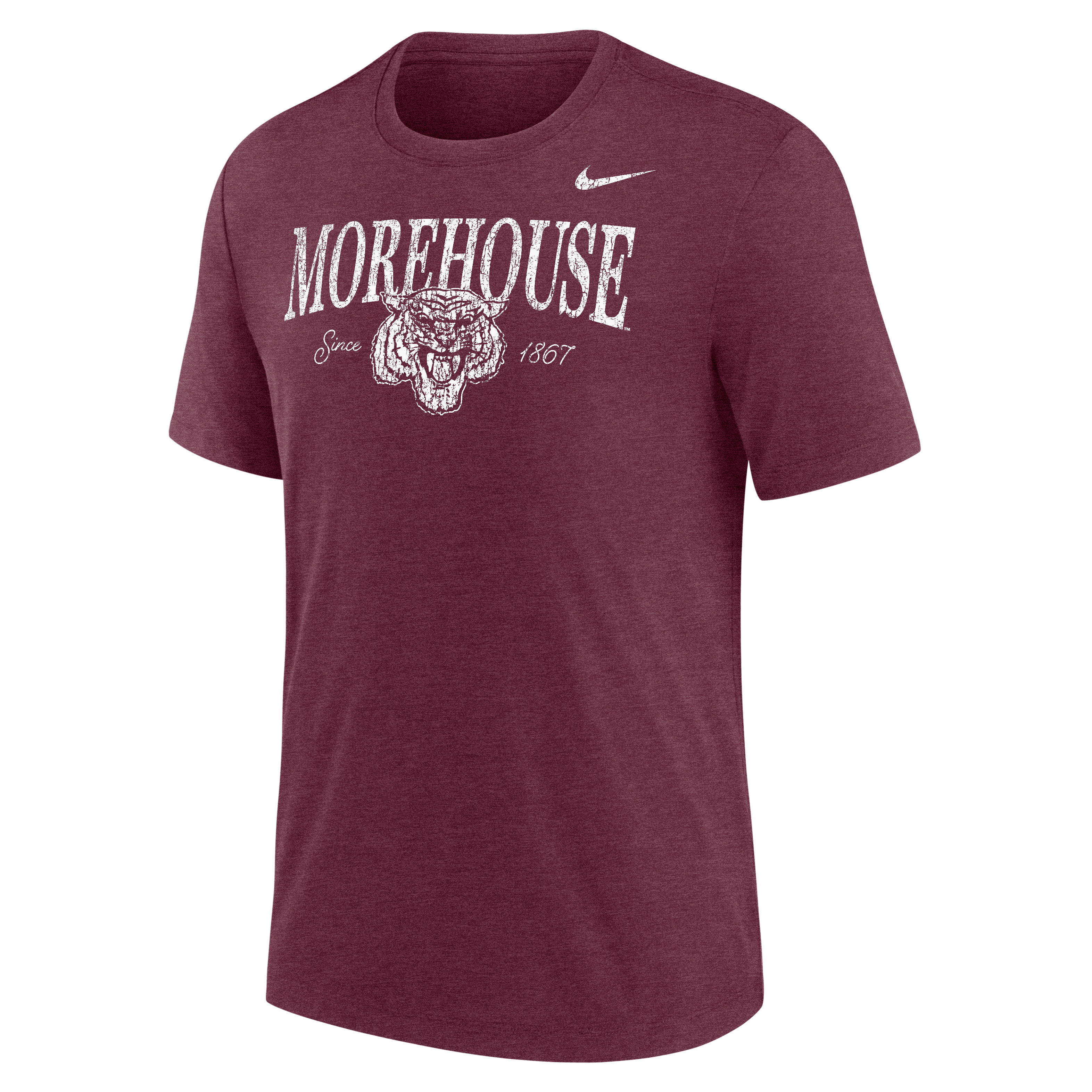 Nike College (Morehouse College) Men's Tri-Blend Short-Sleeve T-Shirt