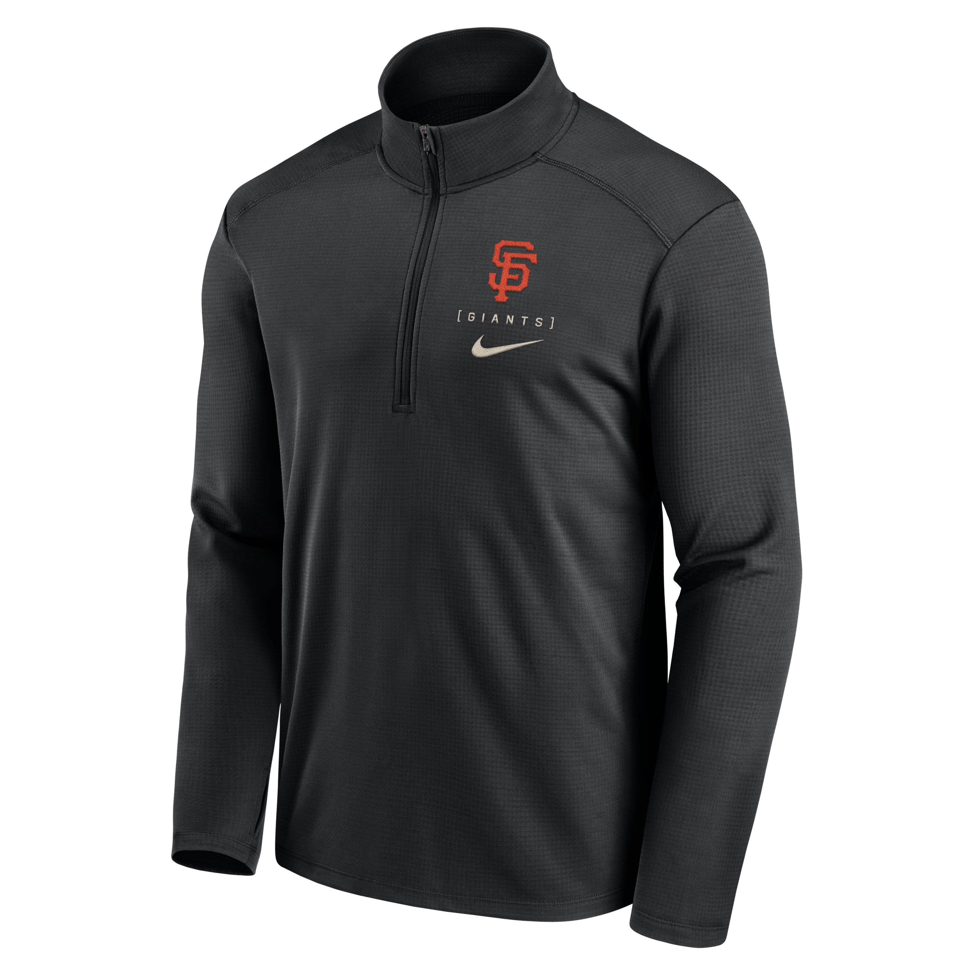 San Francisco Giants Franchise Logo Pacer Men's Nike Dri-FIT MLB 1/2-Zip Jacket