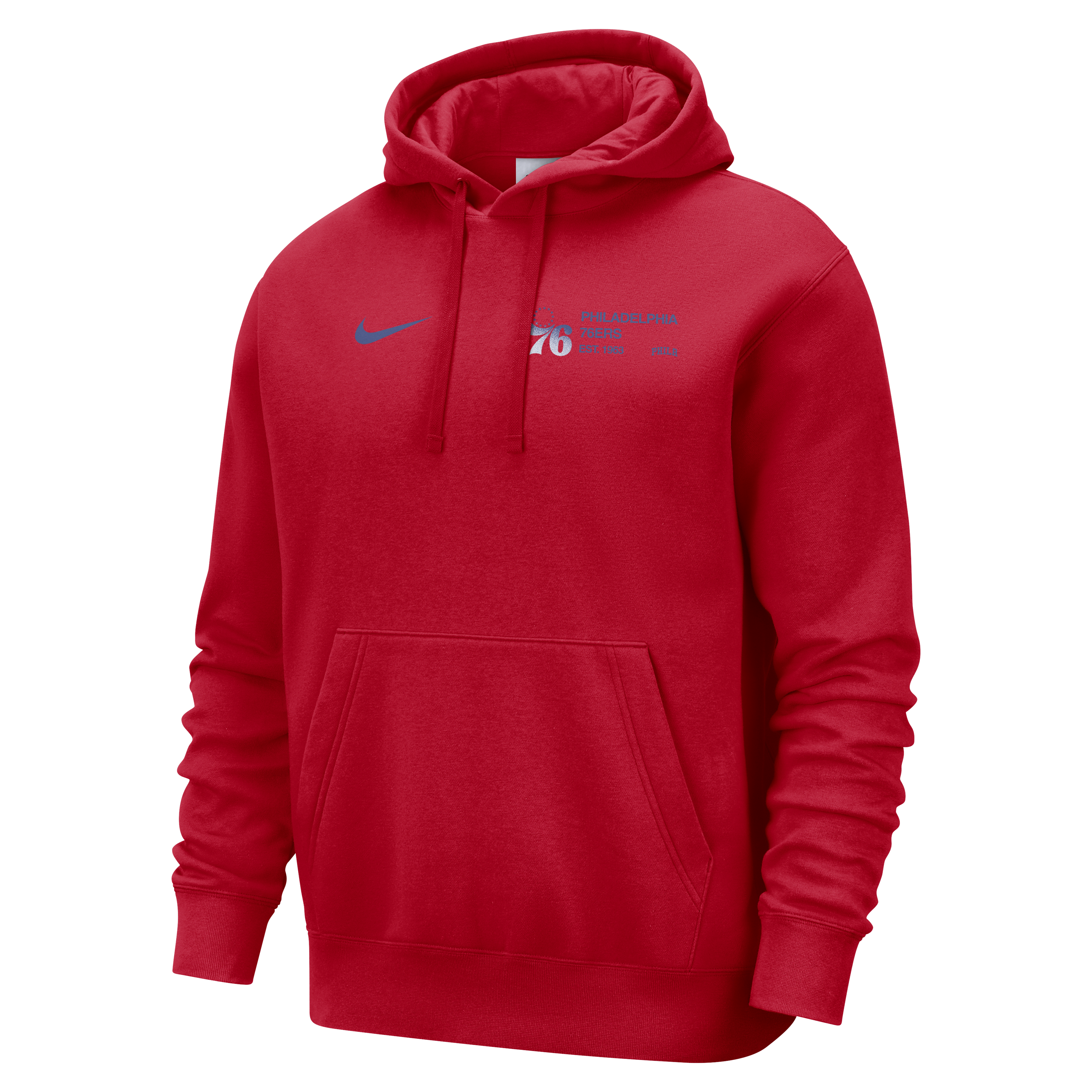 Philadelphia 76ers Club Courtside Men's Nike NBA Pullover Hoodie