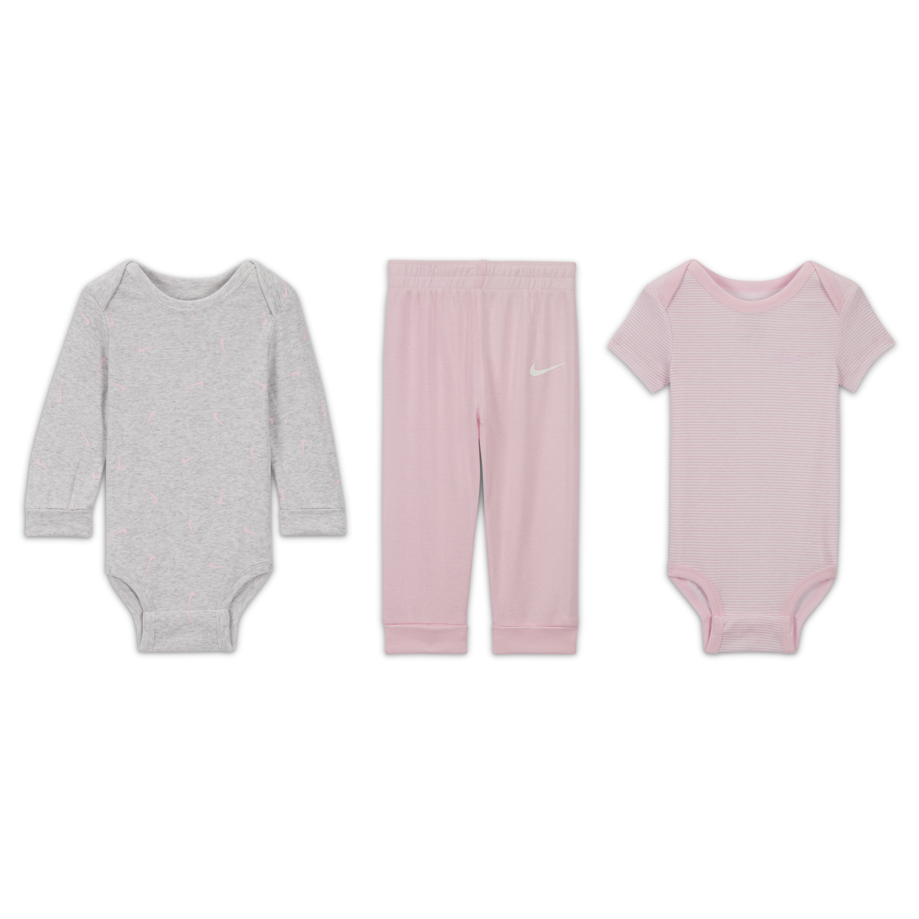 Nike Baby Essentials (0-9M) 3-Piece Bodysuit Set