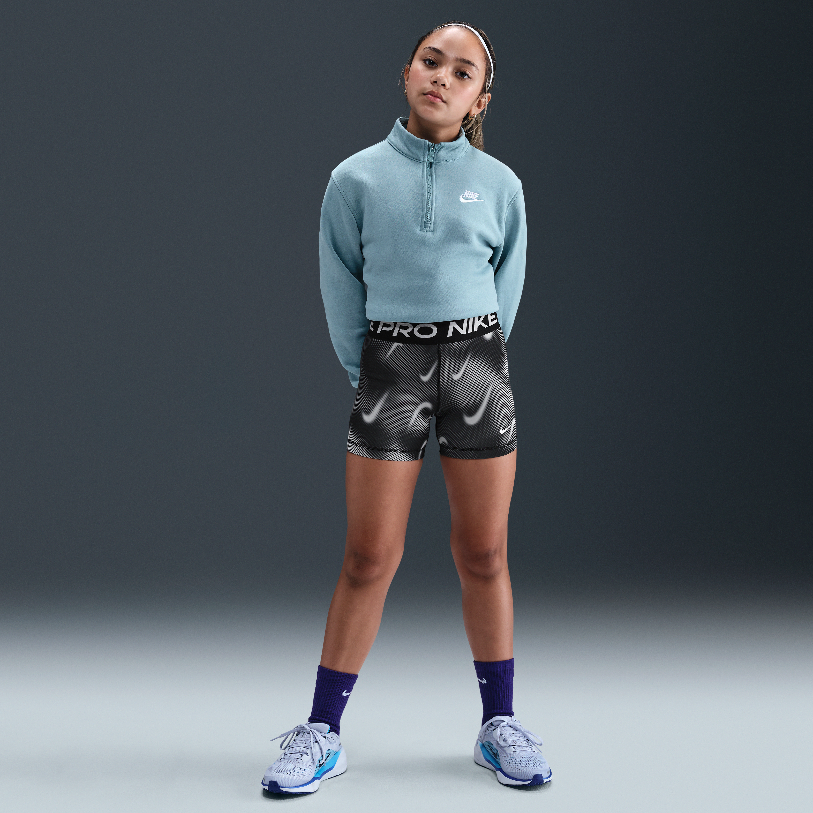 Nike Pro Big Kids' (Girls') Dri-FIT 3" Shorts