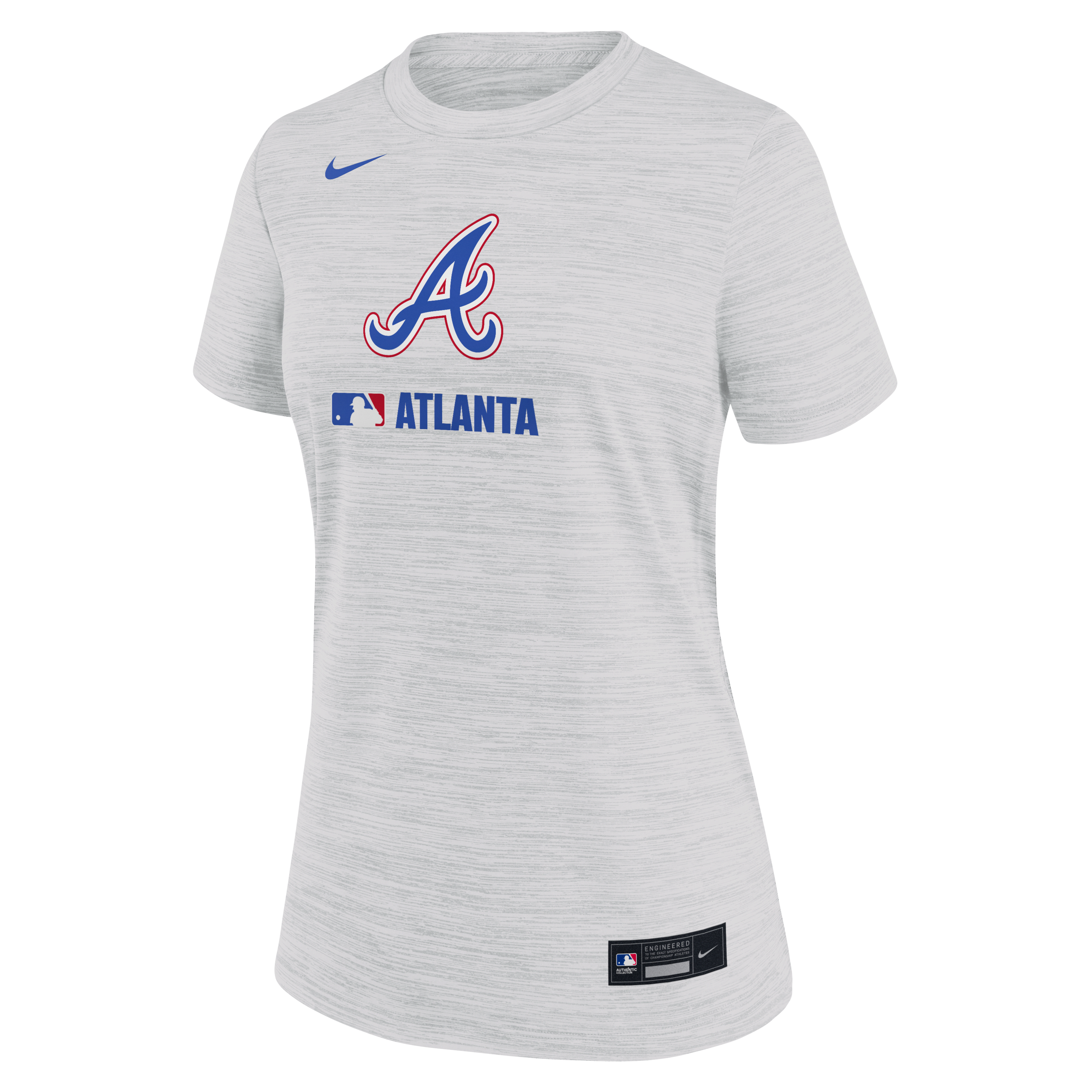 Atlanta Braves Authentic Collection City Connect Velocity Women's Nike Dri-FIT MLB T-Shirt
