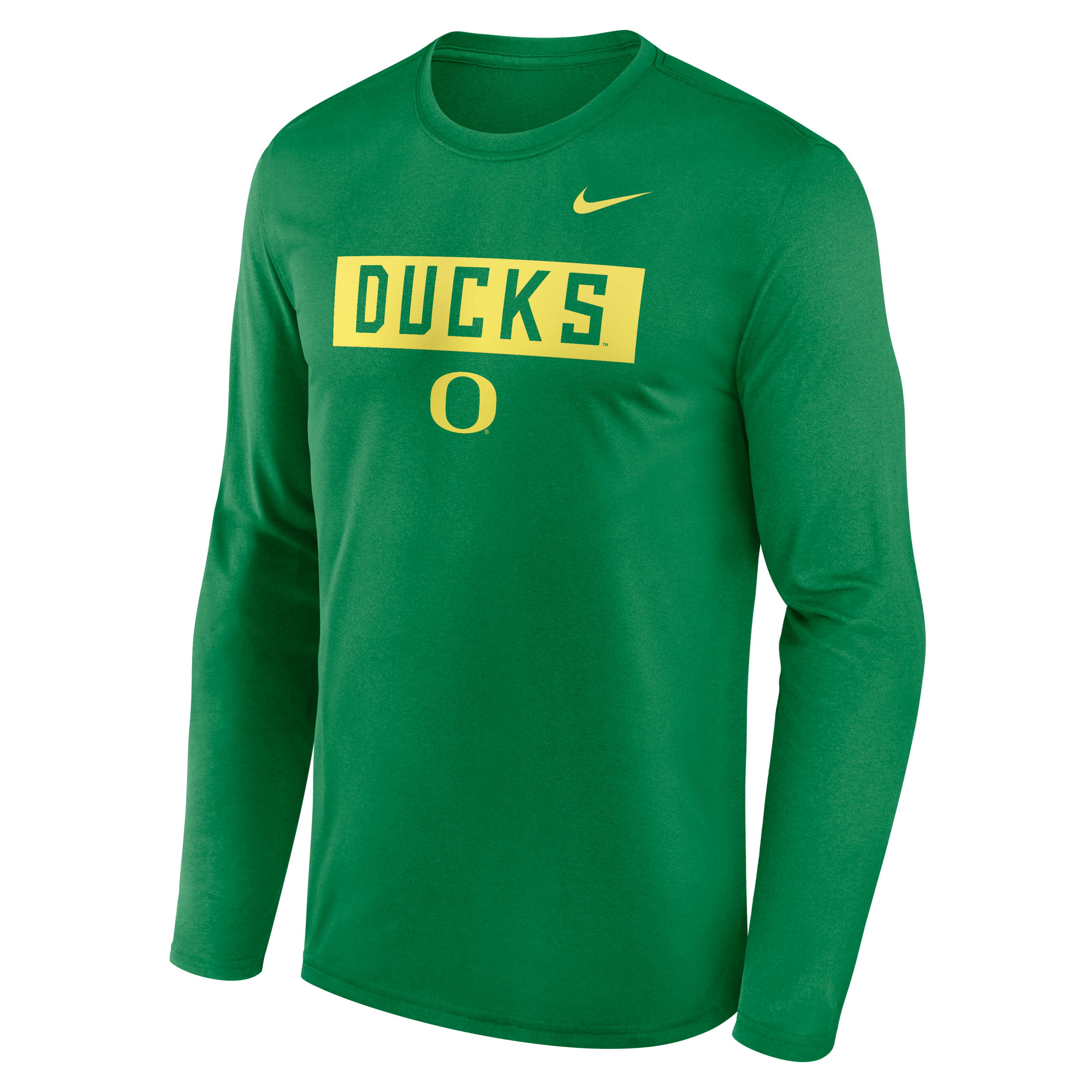 Oregon Primetime Legend 2-Hit Men's Nike Dri-FIT College Long-Sleeve T-Shirt