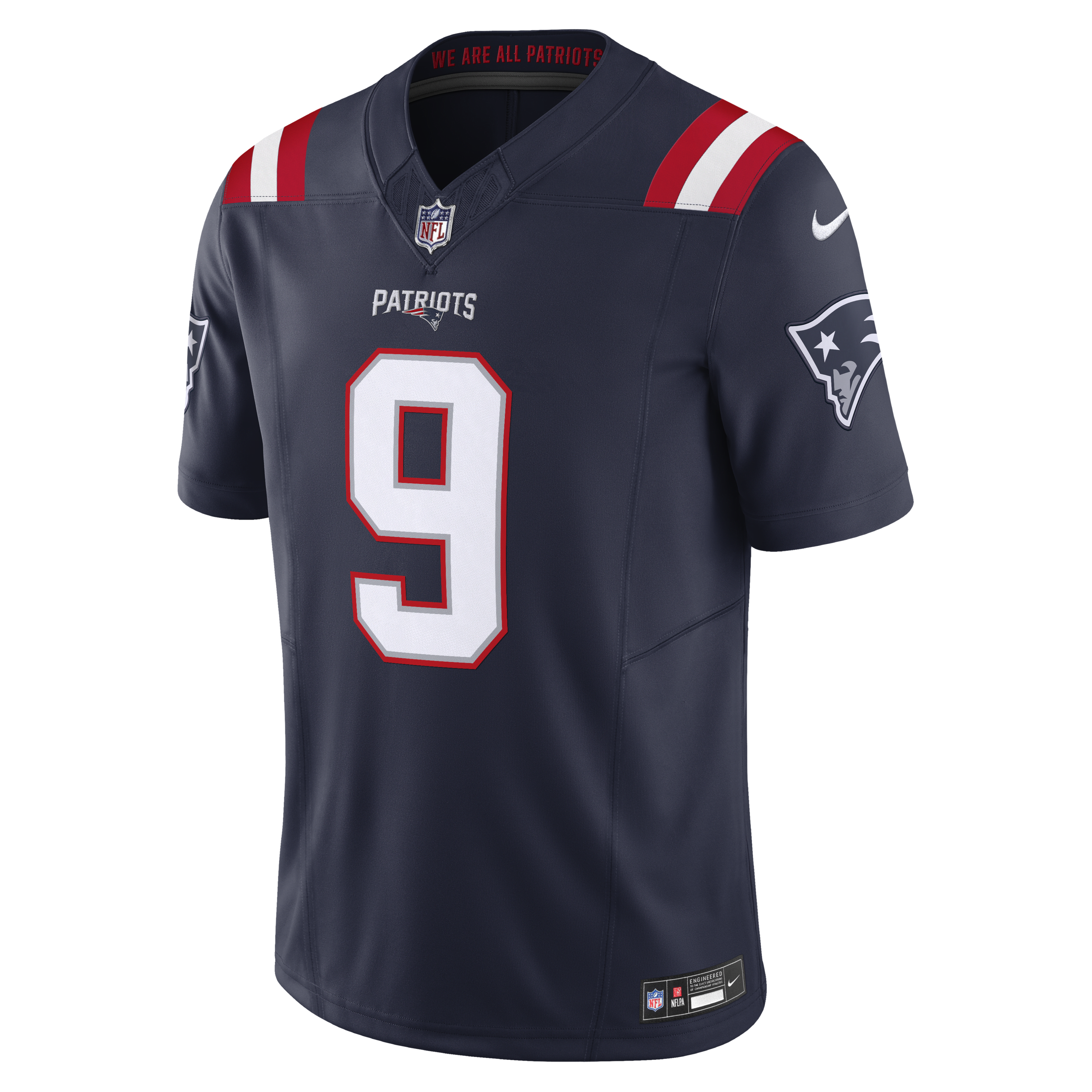 Mac Jones New England Patriots Men's Nike Dri-FIT NFL Limited Football Jersey