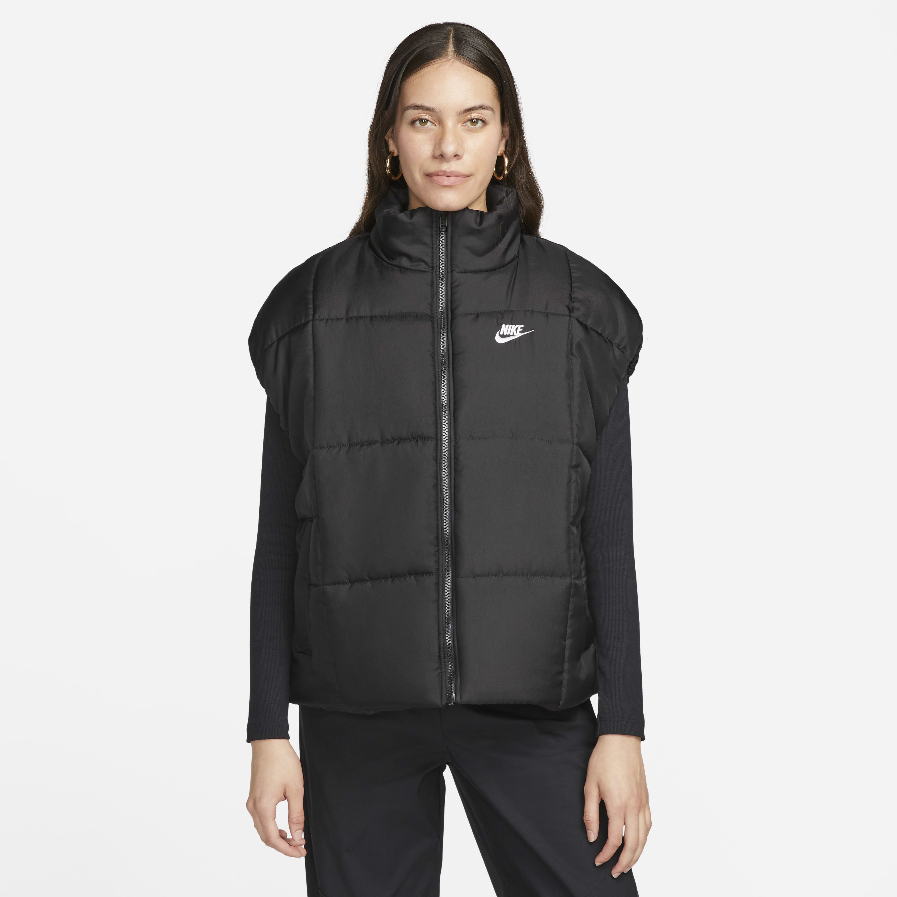 Colete folgado Therma-FIT Nike Sportswear Classic Puffer para mulher