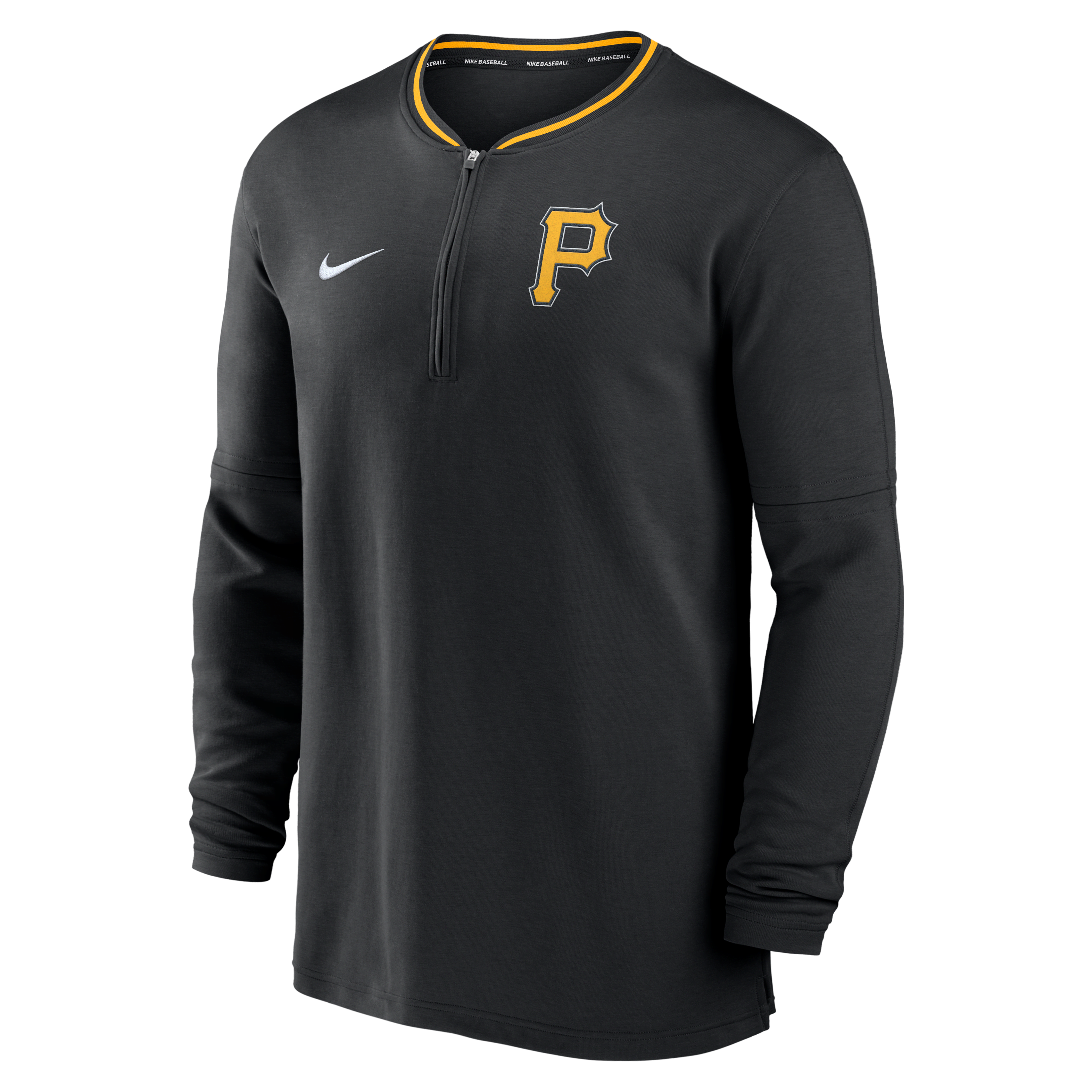 Pittsburgh Pirates Authentic Collection Men's Nike Dri-FIT MLB 1/2-Zip Long-Sleeve Top