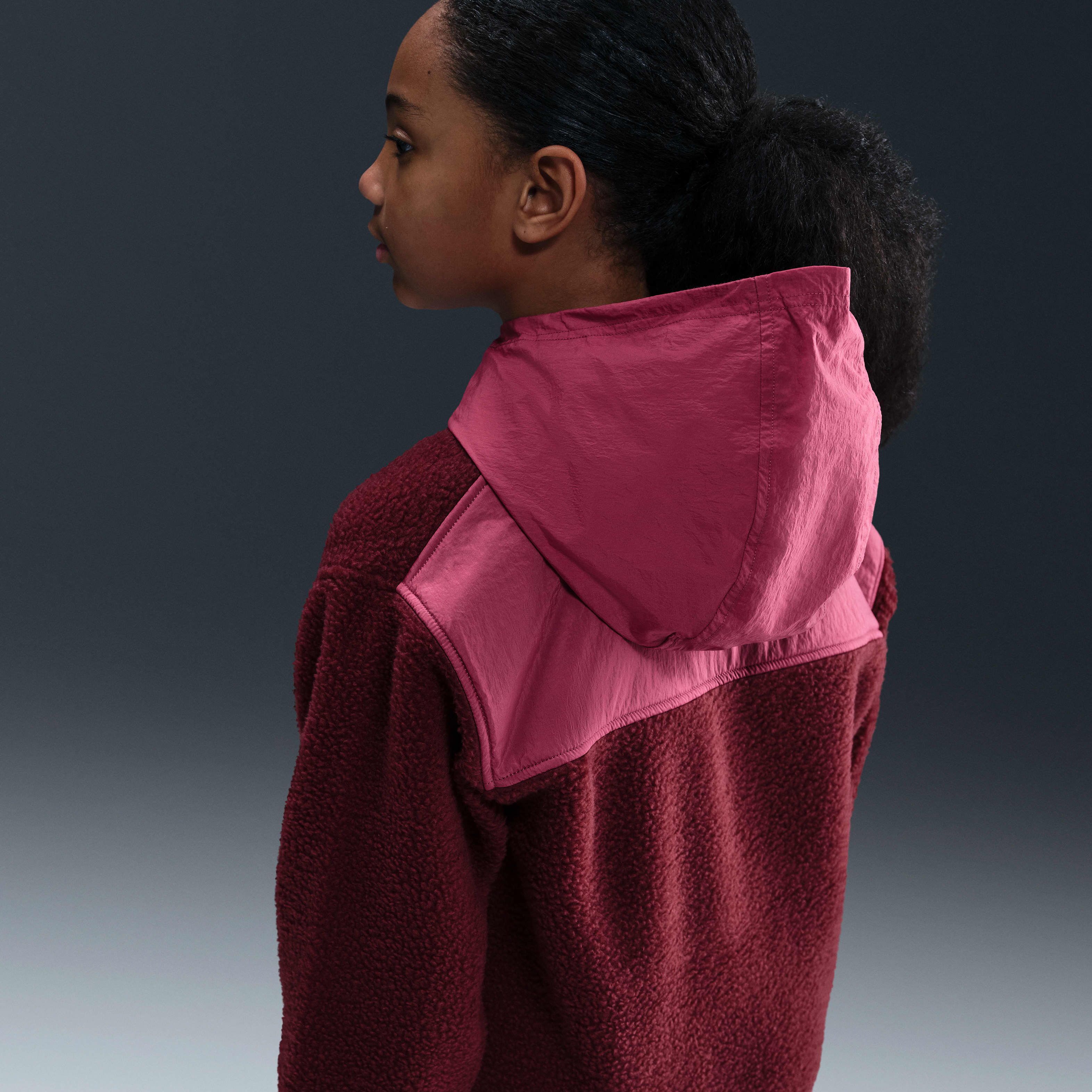 Nike Sportswear Club Fleece Big Kids' Loose 1/4-Zip Hoodie