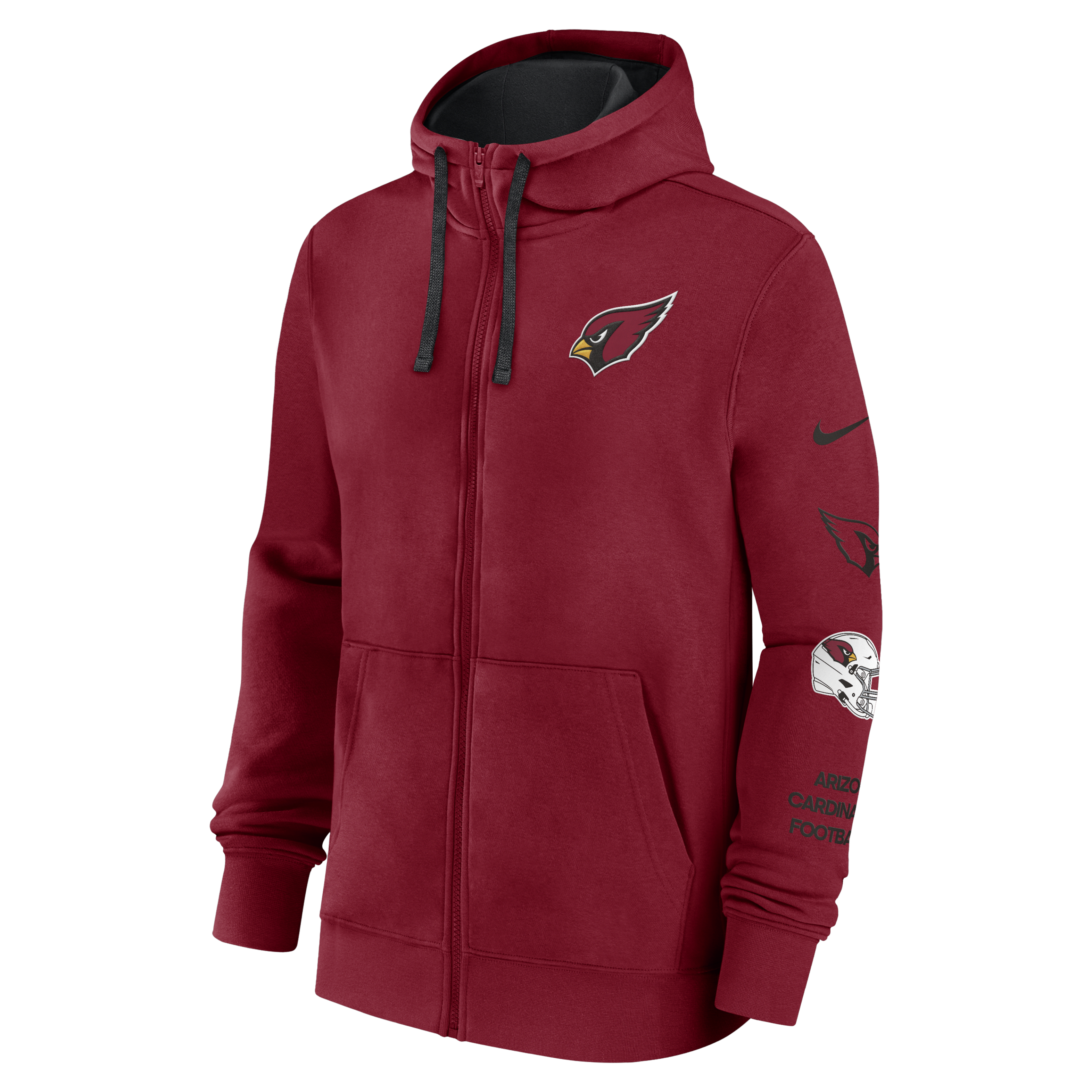 Arizona Cardinals Club Men's Nike NFL Full-Zip Hoodie