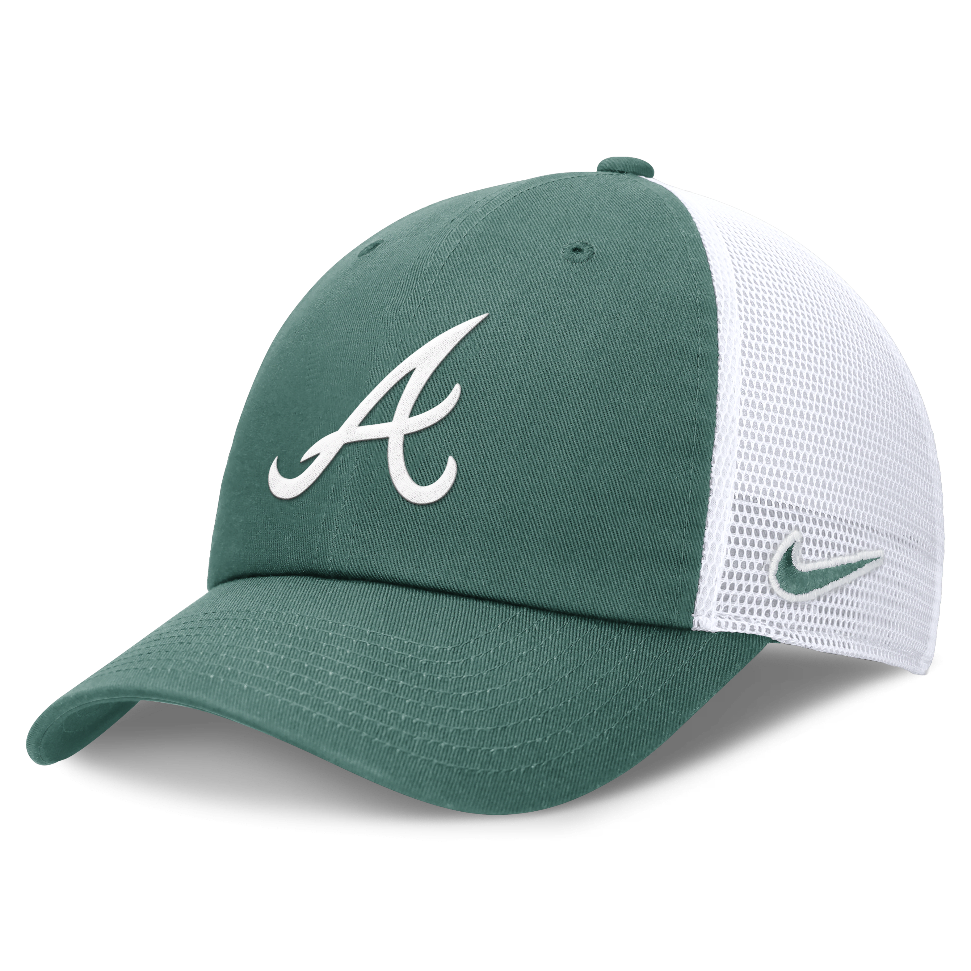 Atlanta Braves Bicoastal Club Men's Nike MLB Trucker Adjustable Hat