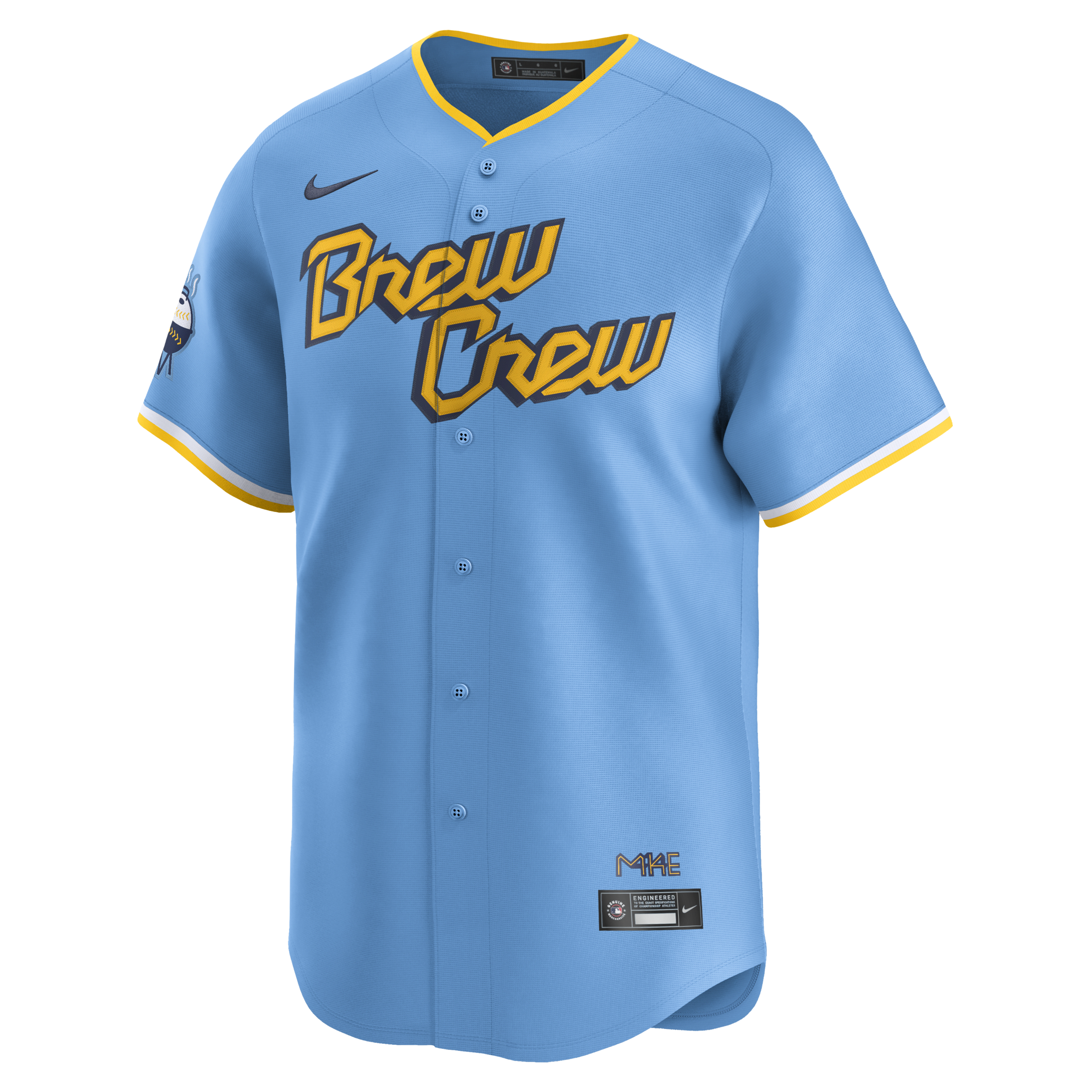 Christian Yelich Milwaukee Brewers City Connect Men's Nike Dri-FIT ADV MLB Limited Jersey