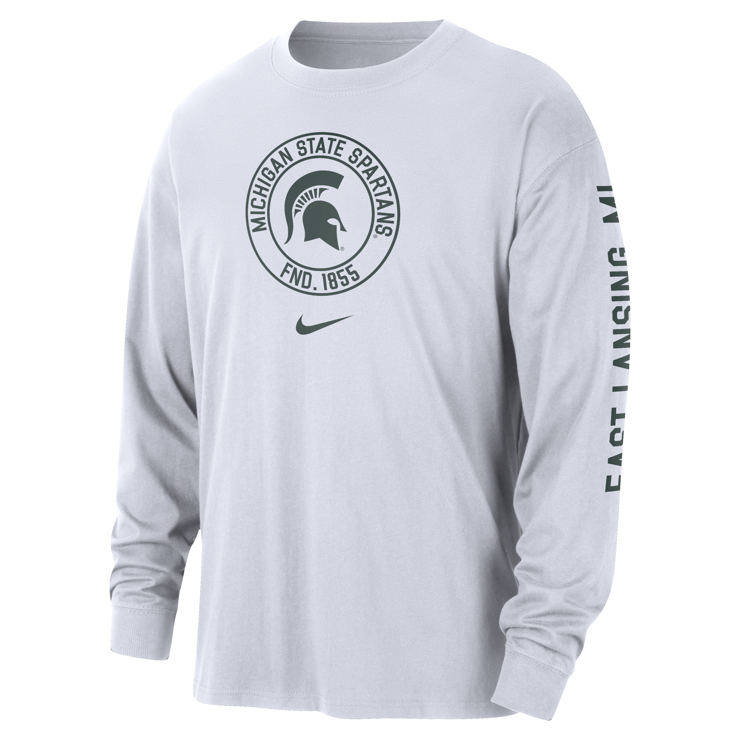 Michigan State Max90 Men's Nike College Long-Sleeve T-Shirt