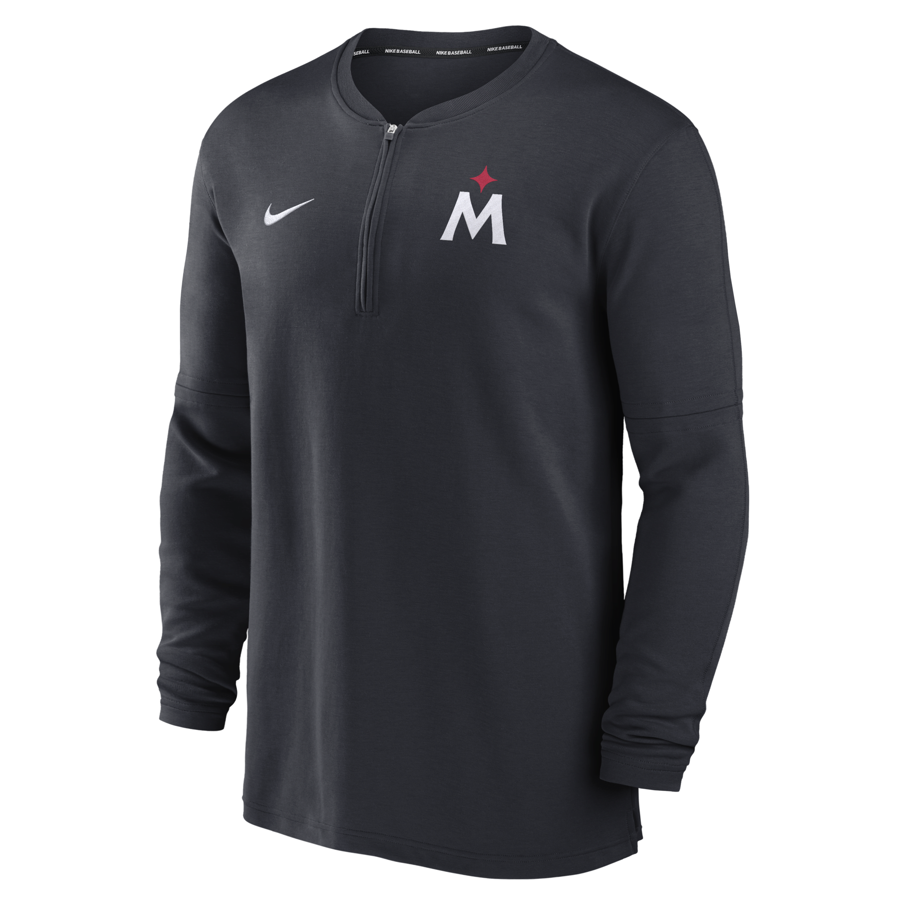 Minnesota Twins Authentic Collection Game Time Men's Nike Dri-FIT MLB 1/2-Zip Long-Sleeve Top