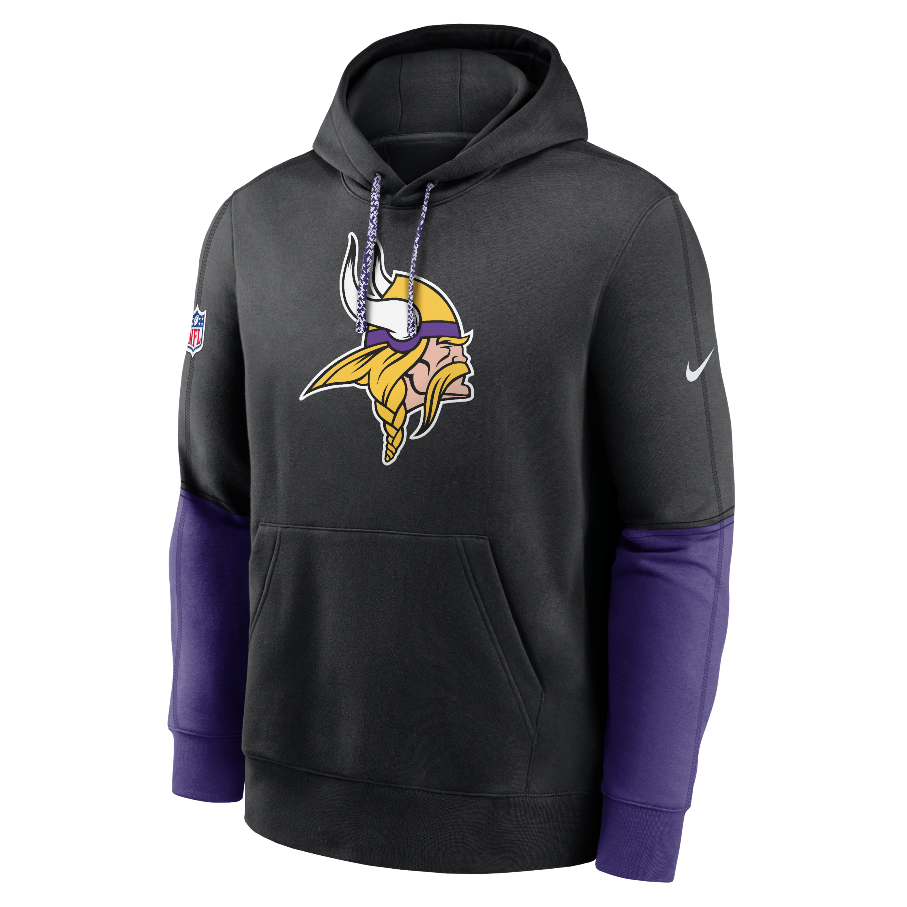 Minnesota Vikings Sideline Team Issue Club Men's Nike NFL Pullover Hoodie