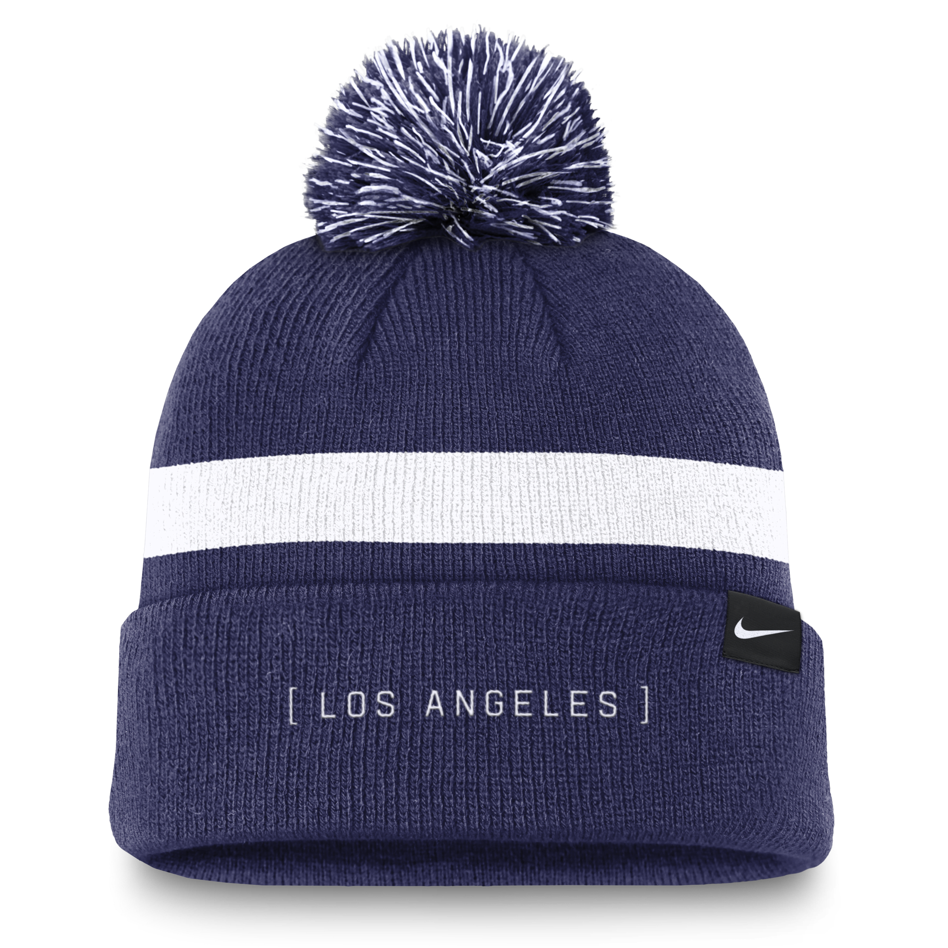 Los Angeles Dodgers Hometown Peak Men's Nike MLB Cuffed Pom Beanie