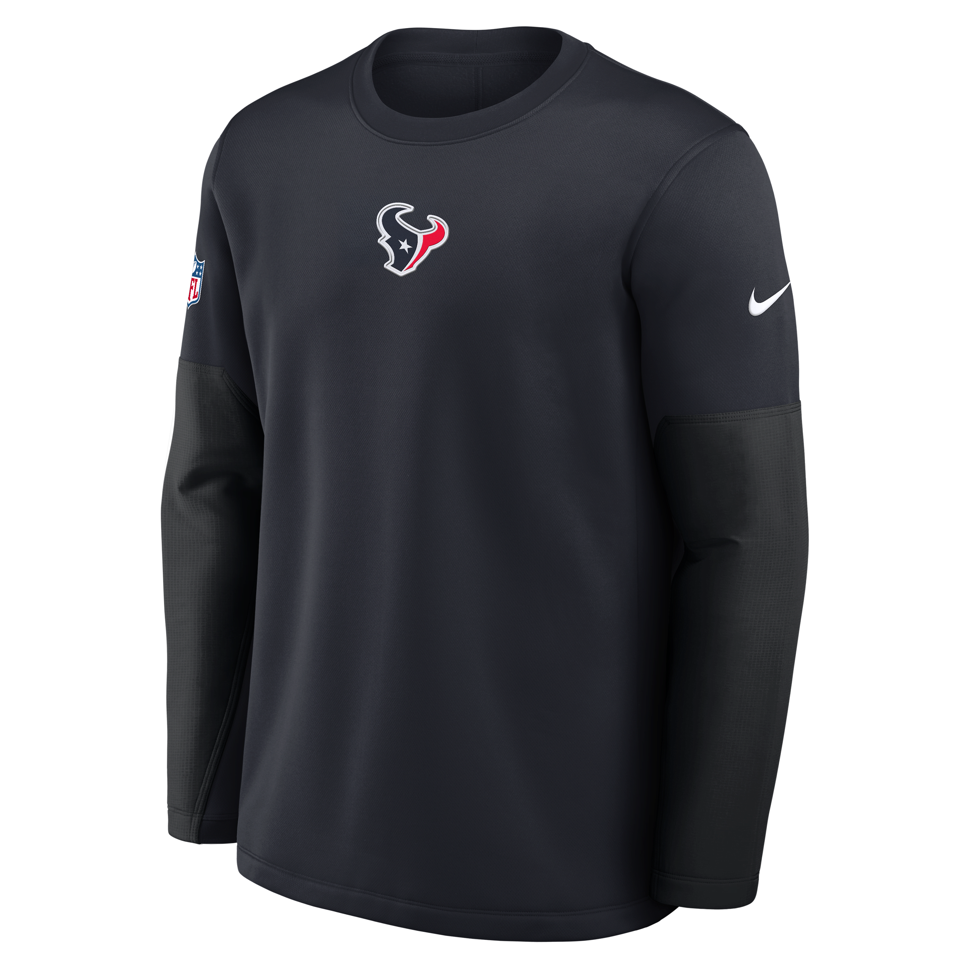 Houston Texans Scripted To Win Sideline Coach Men's Nike Therma-FIT NFL Long-Sleeve T-Shirt