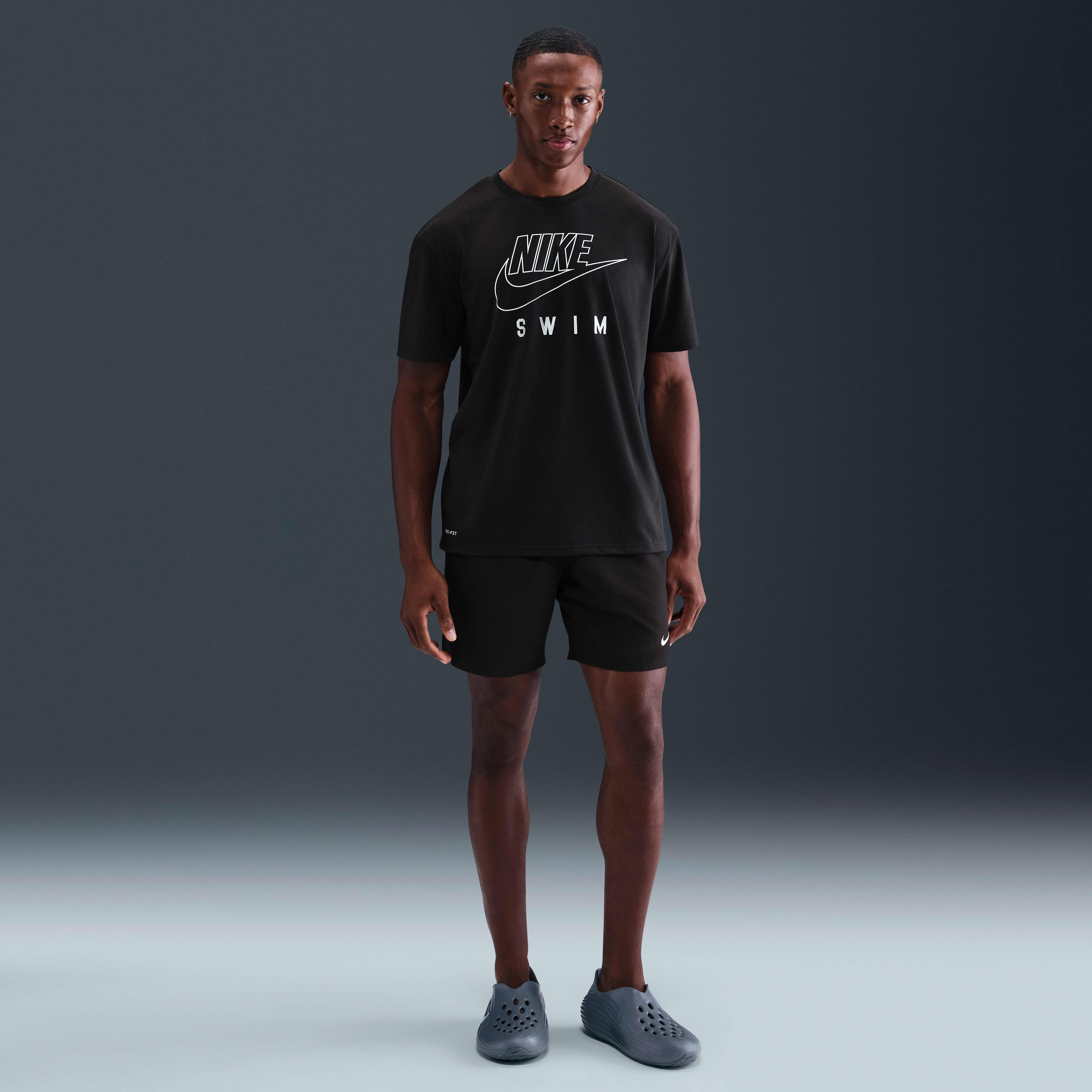 Nike Swim Swoosh Hydroguard Men's Short-Sleeve Top