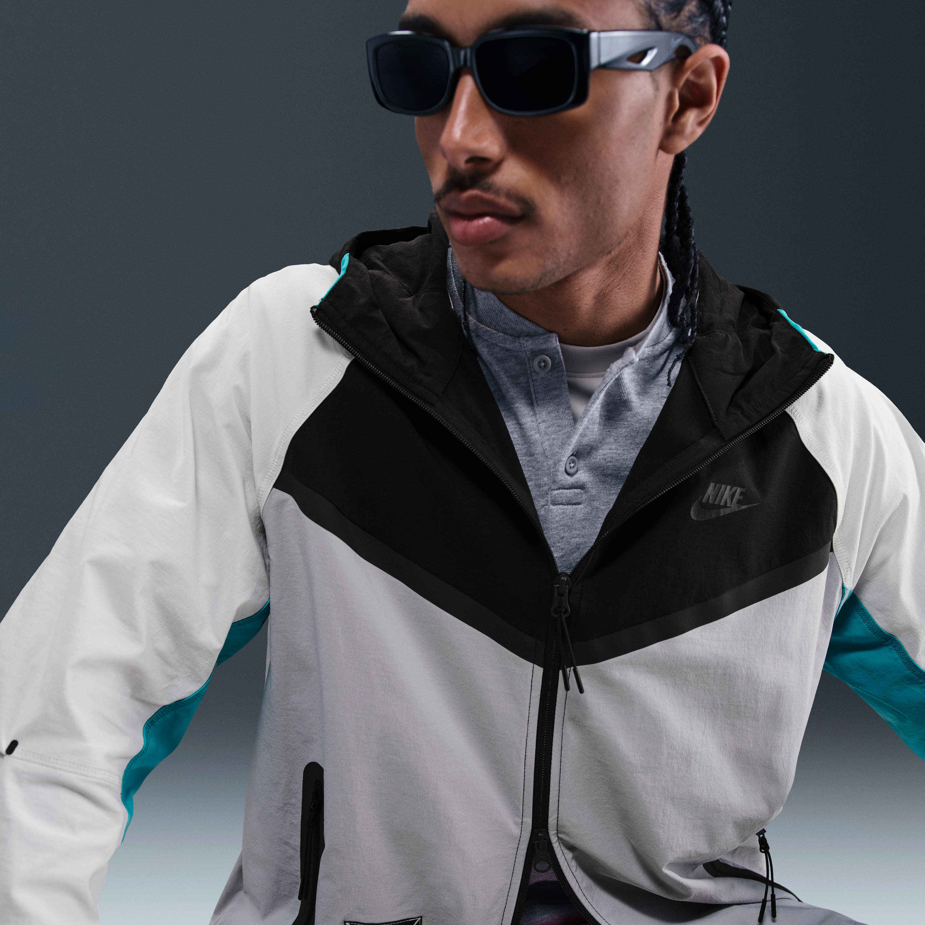 Nike Tech Men's Woven Windrunner Full-Zip Jacket