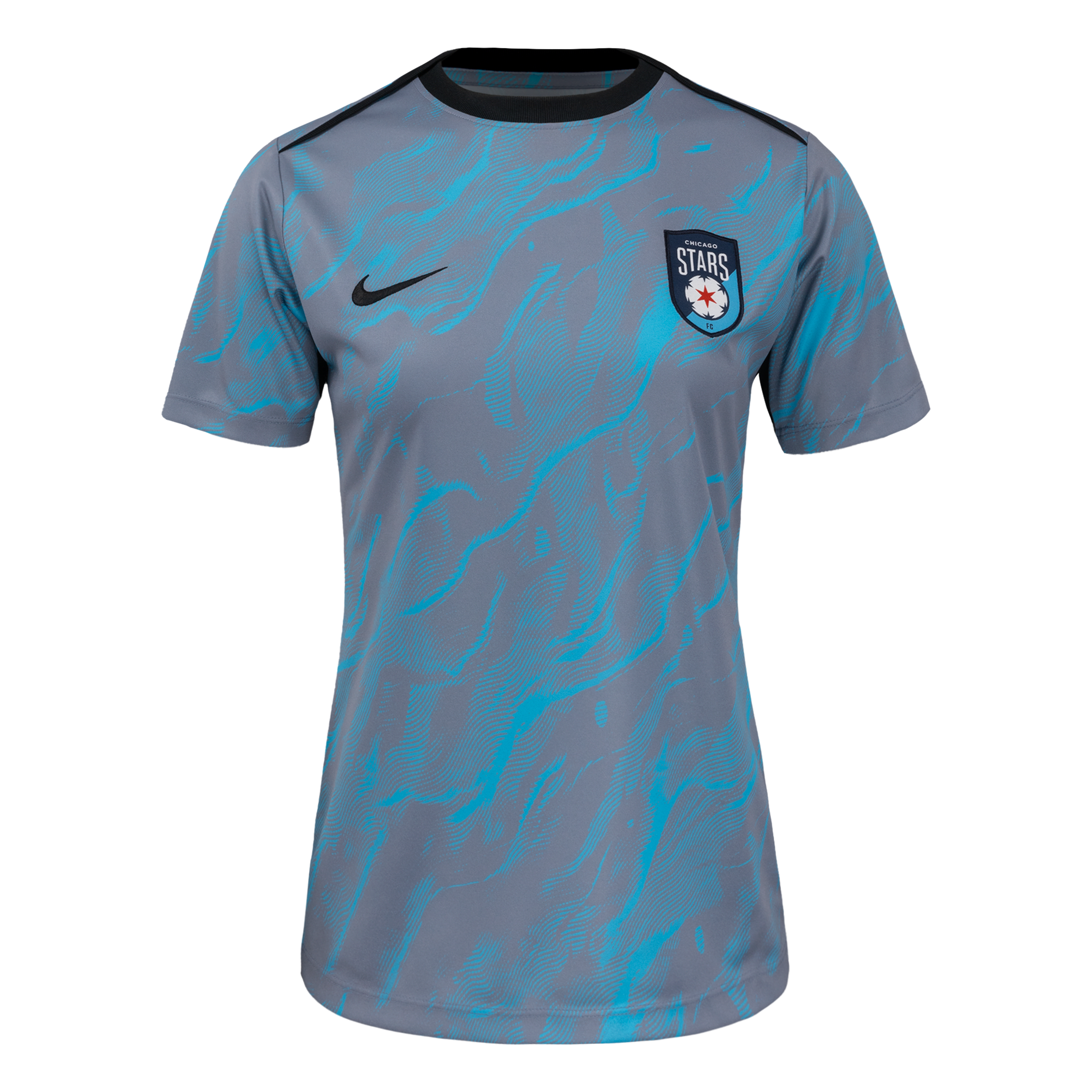 Chicago Stars FC 2025 Women's Nike NWSL Short-Sleeve Pre-Match Top
